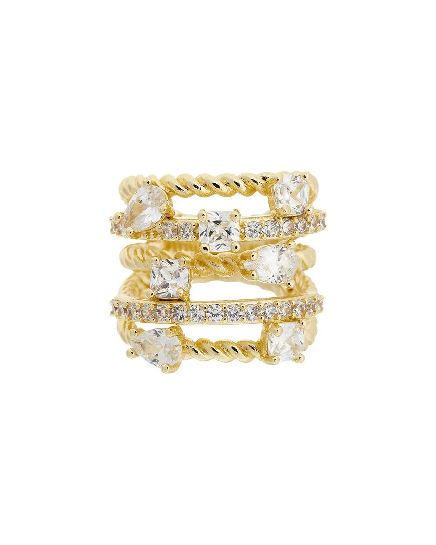 18K Plated CZ Ring