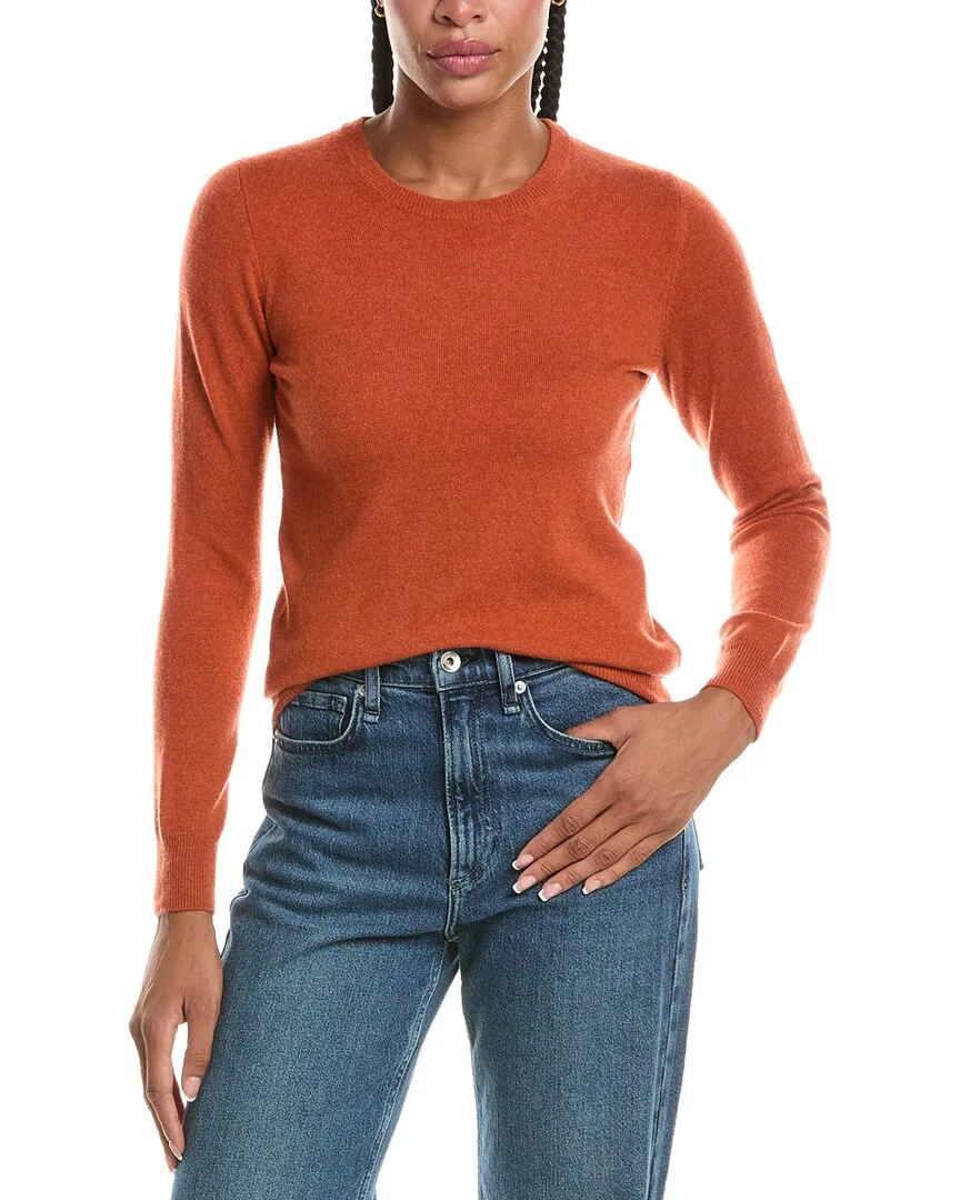 Evie Classic Round Neck 100% Cashmere Sweater