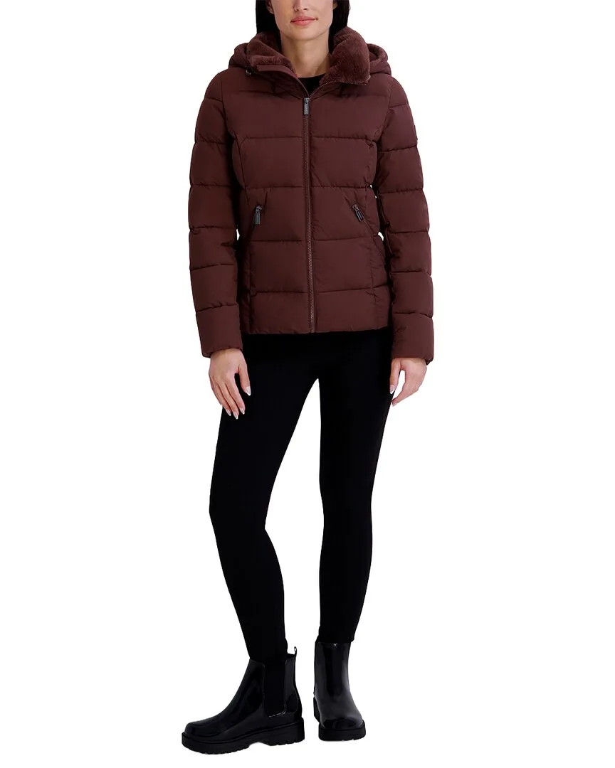 Short Puffer Jacket by Kenneth Cole