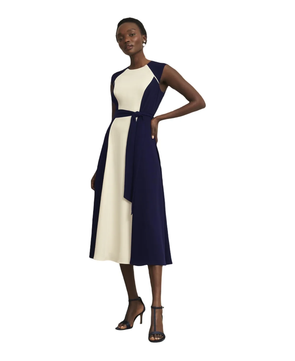 Beki Printed Collar Shirt Dress by Hobbs London