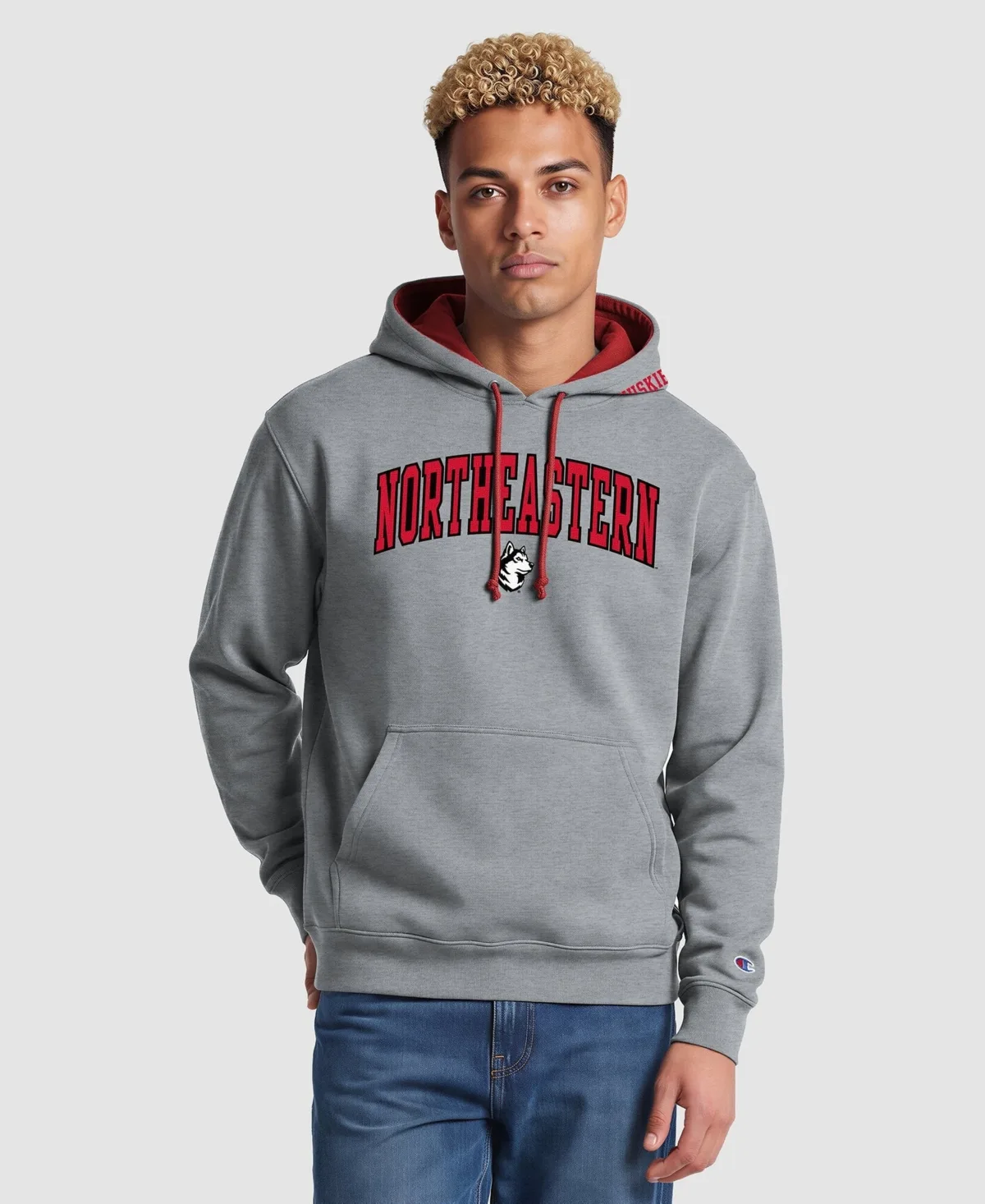 Northeastern Huskies Contrast Hoodie