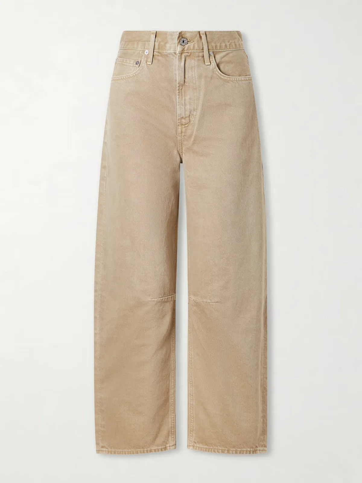 - Miro Mid-rise Barrel-leg Jeans -