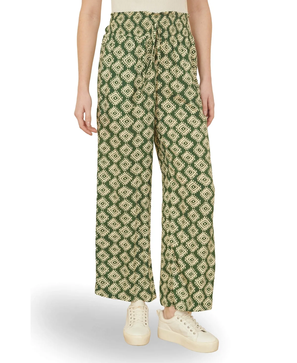 Geo Print Relaxed Fit Trousers