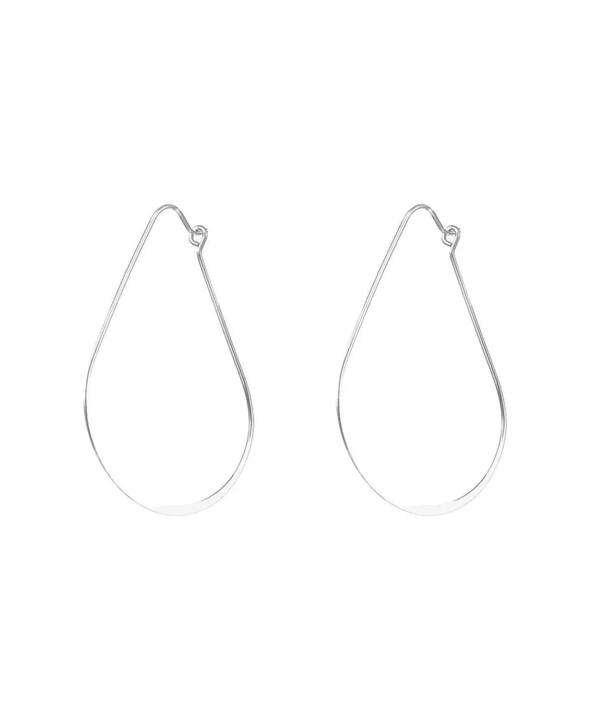 Minimalist Everyday Zoey Hoop Earrings by Bearfruit Jewelry