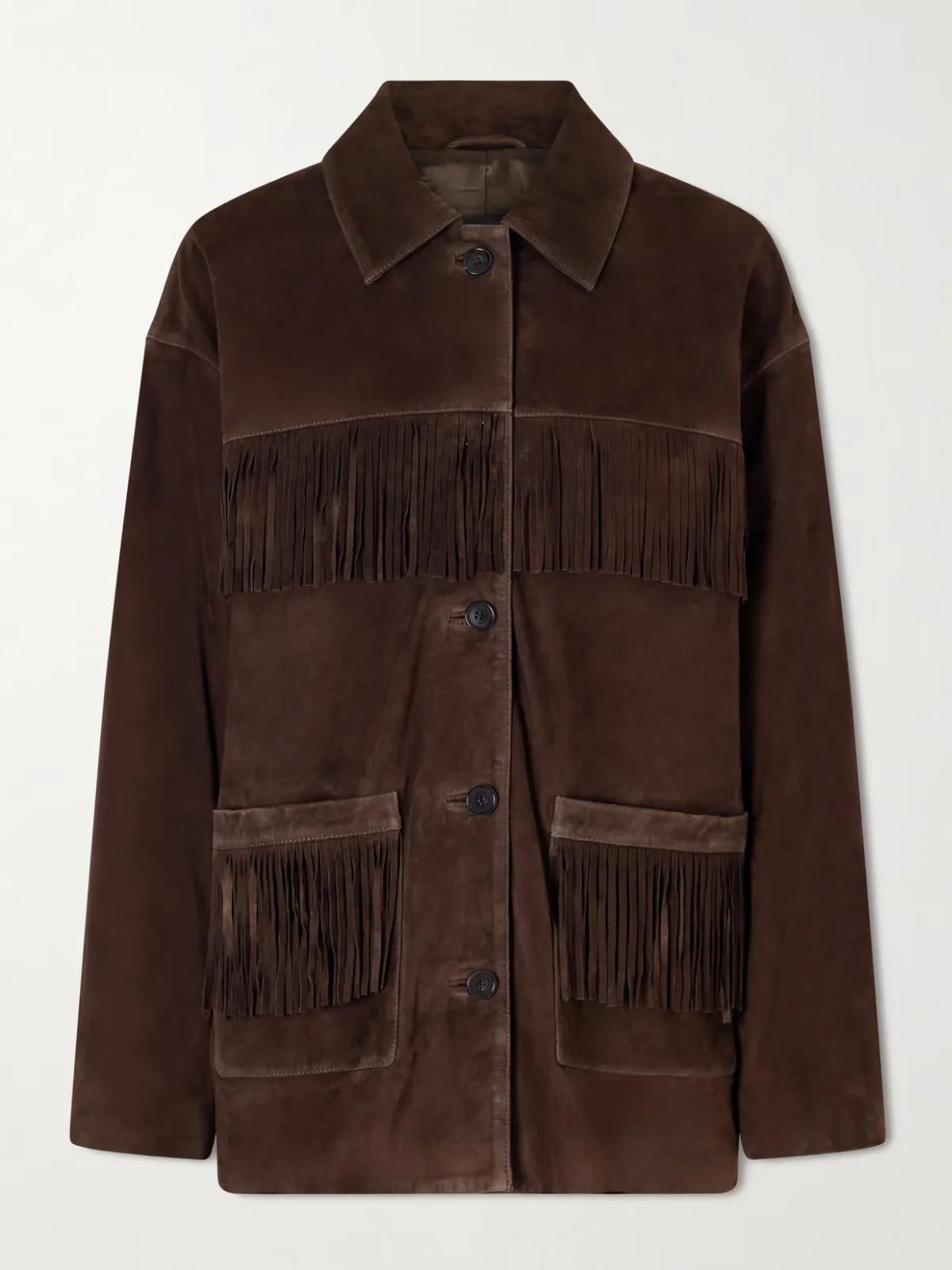 - Fringed Suede Jacket -