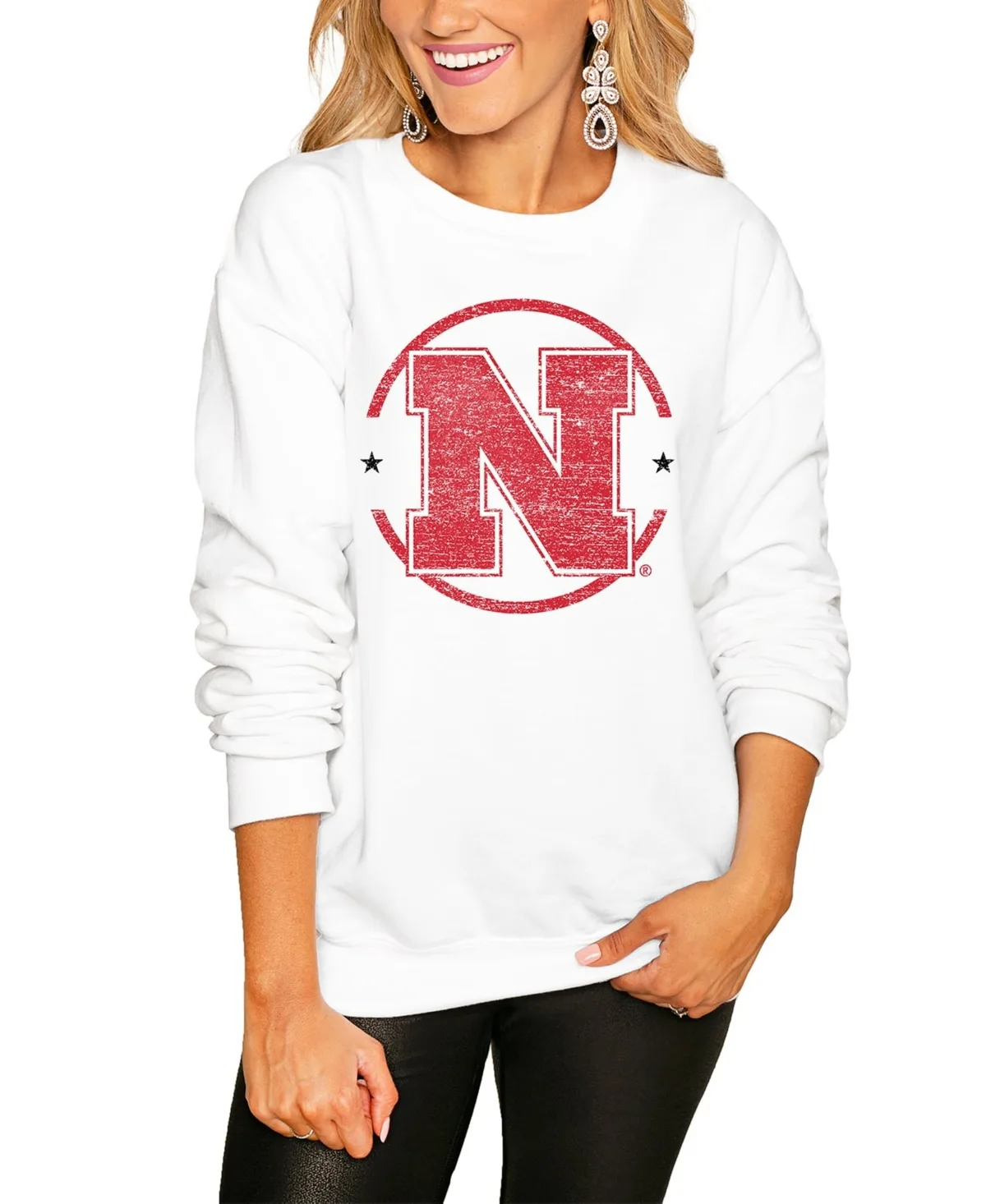 Nebraska Huskers End Zone Oversized Sweatshirt