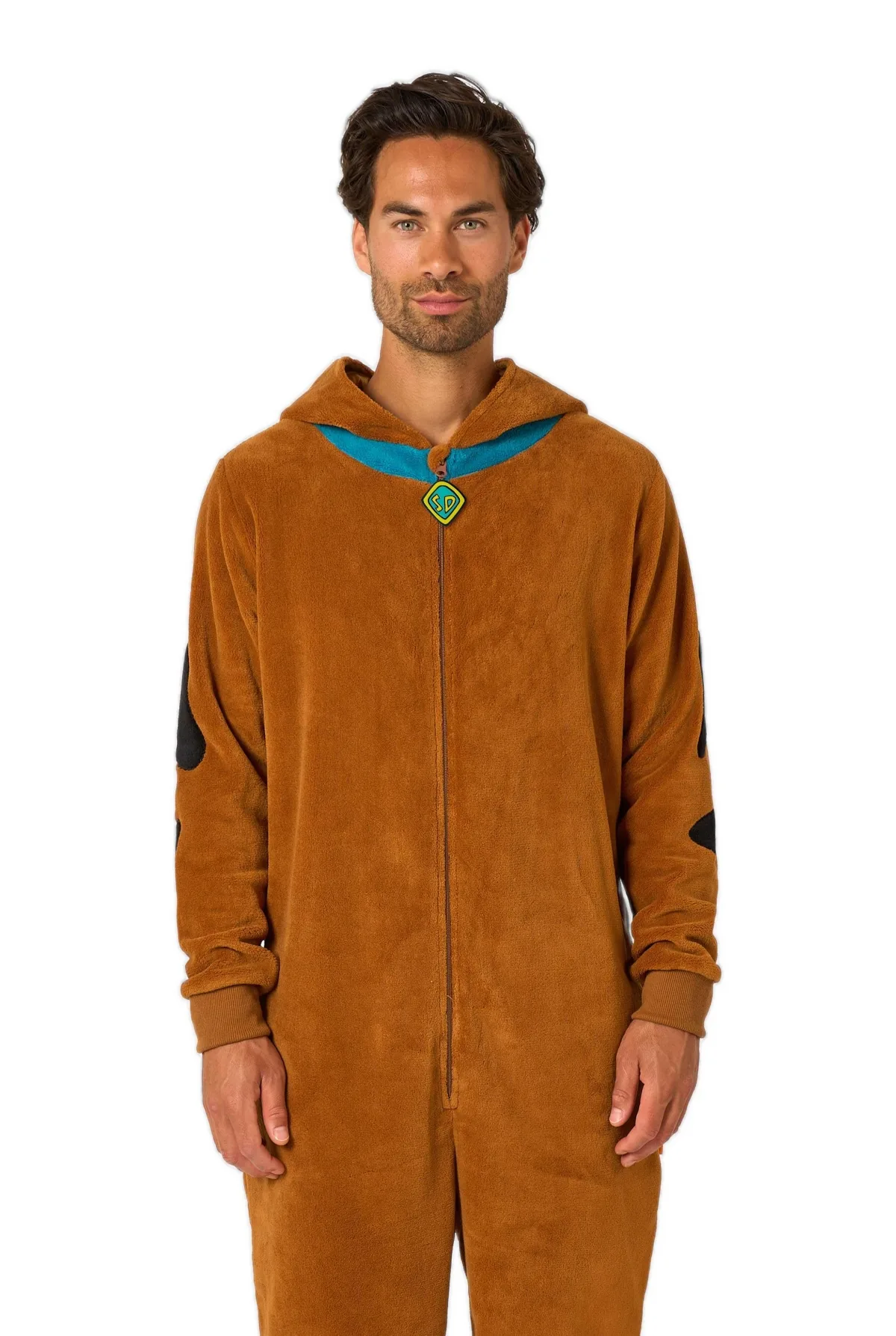 Scooby-Doo Hooded Zip-Up Onesie, 1-Piece by Opposuits