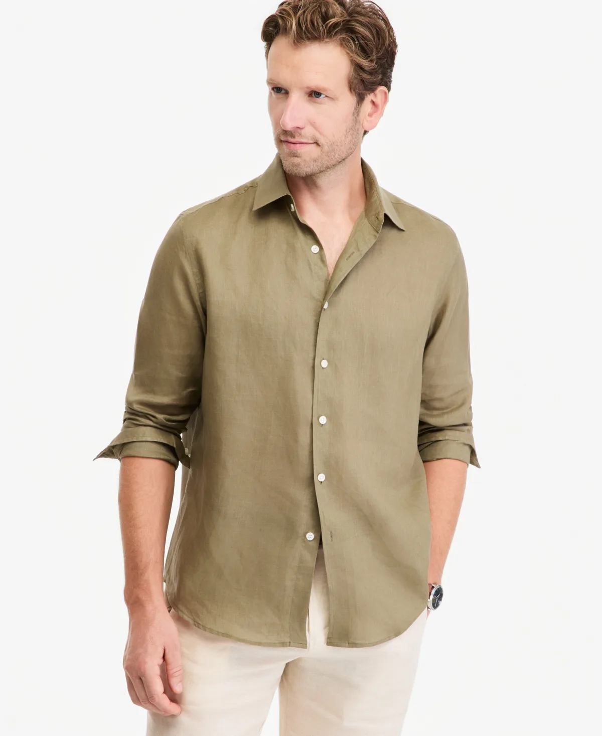 100% Linen Shirt by Club Room