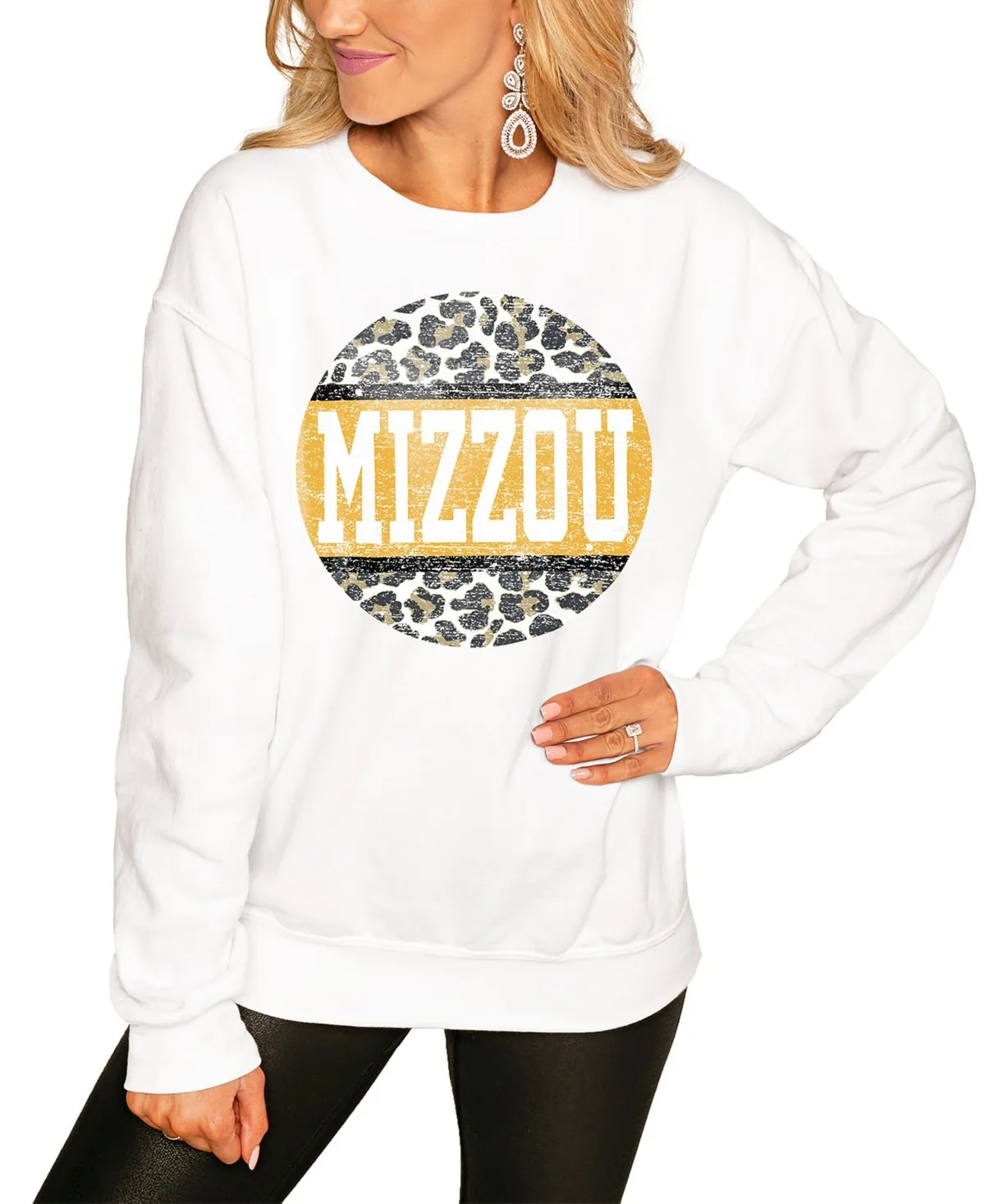 Missouri Tigers Scoop Score Pullover Sweatshirt by Gameday Couture