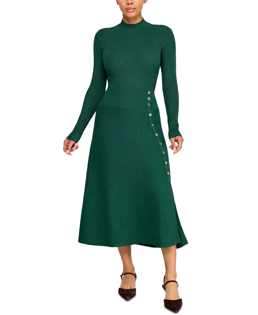 Long Sleeve Fit & Flare Sweater Dress by Invitee