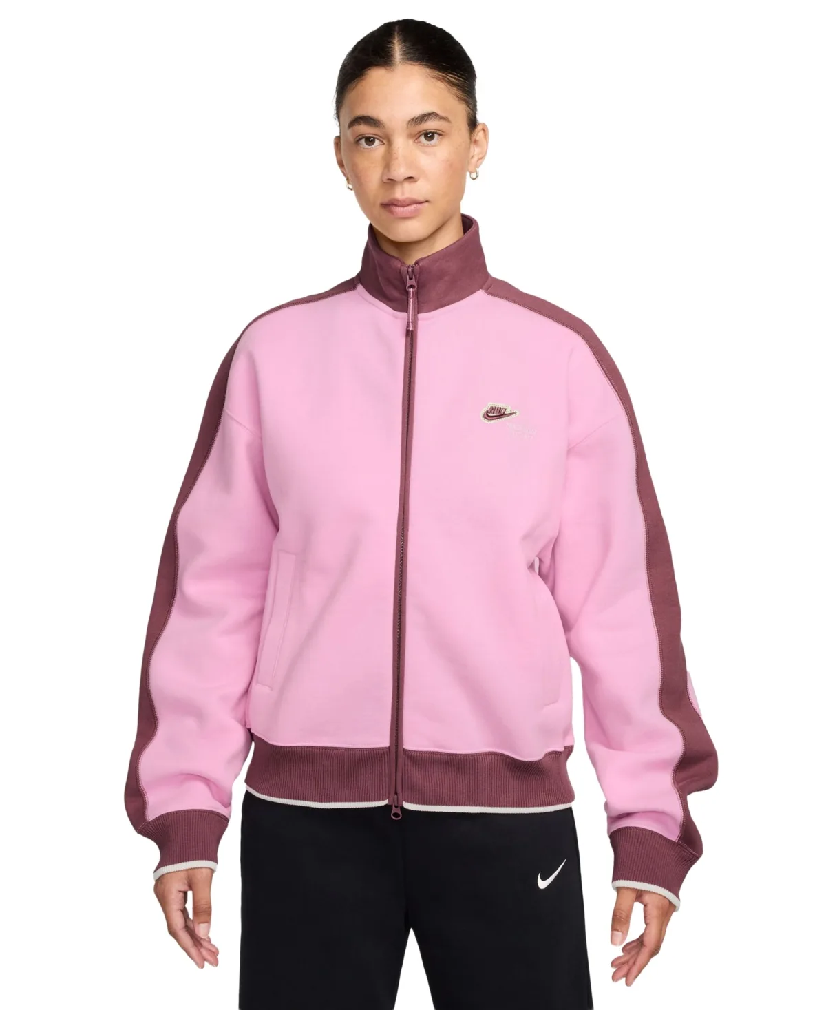 Studio Fleece Full-Zip Track Jacket by Nike