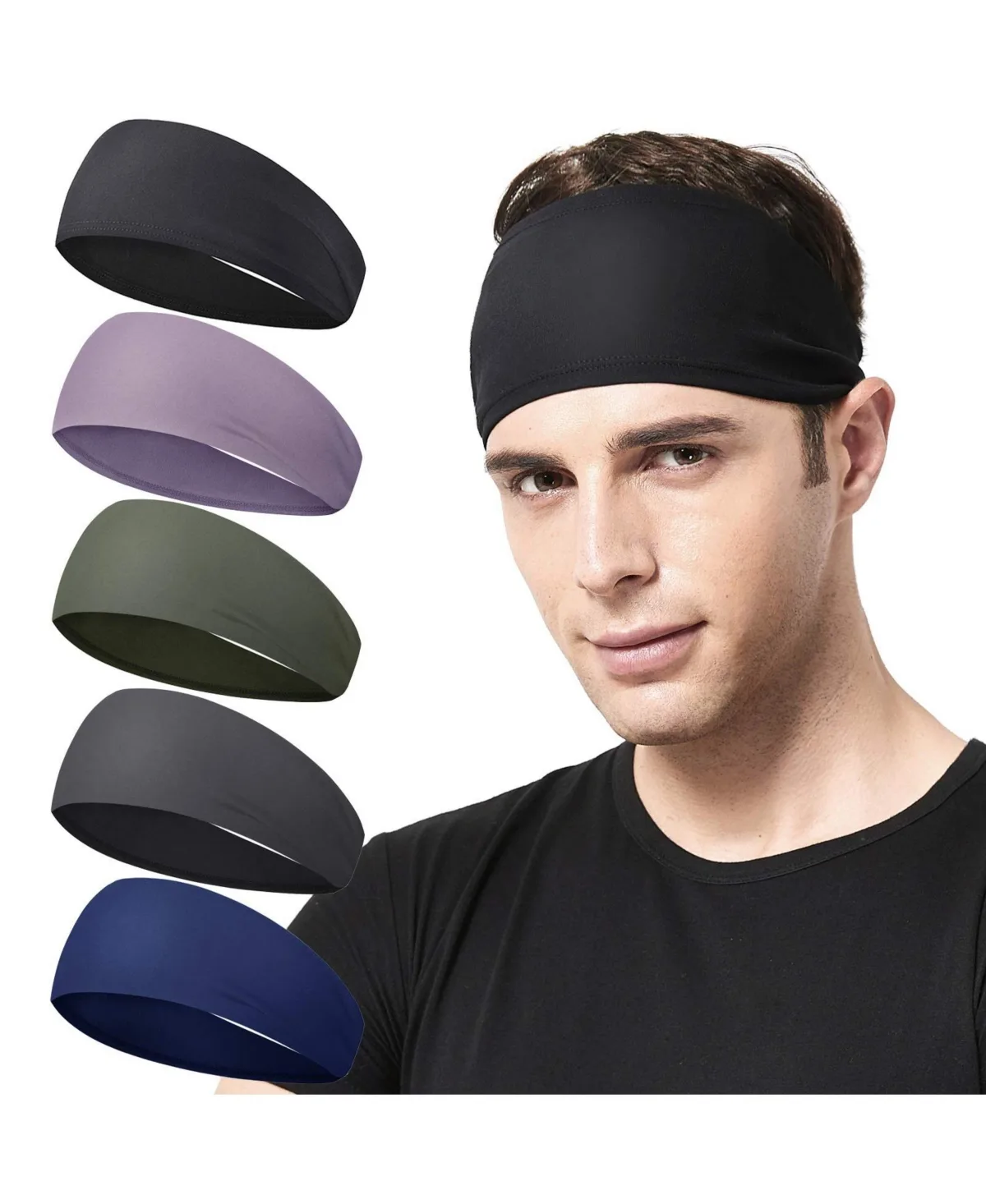 Breathable Headbands, 5-Pack by Sportneer
