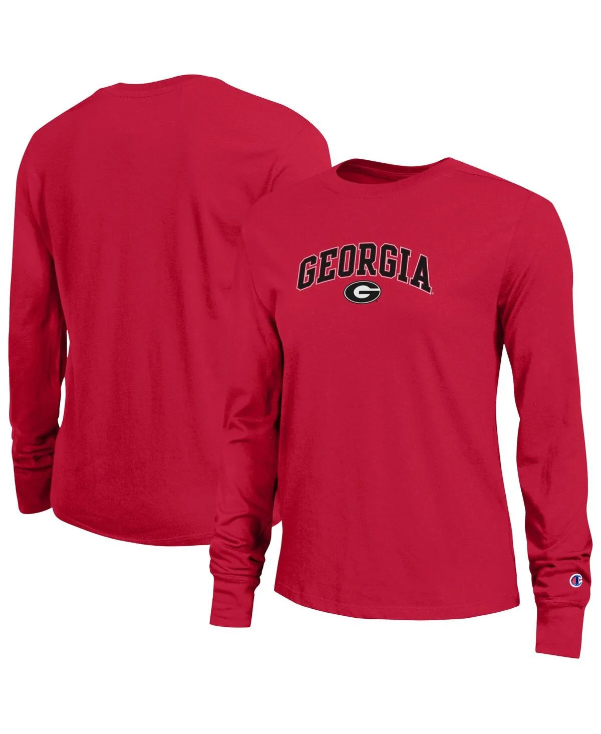 Georgia Bulldogs Arch Over Logo Long Sleeve T-Shirt by Champion