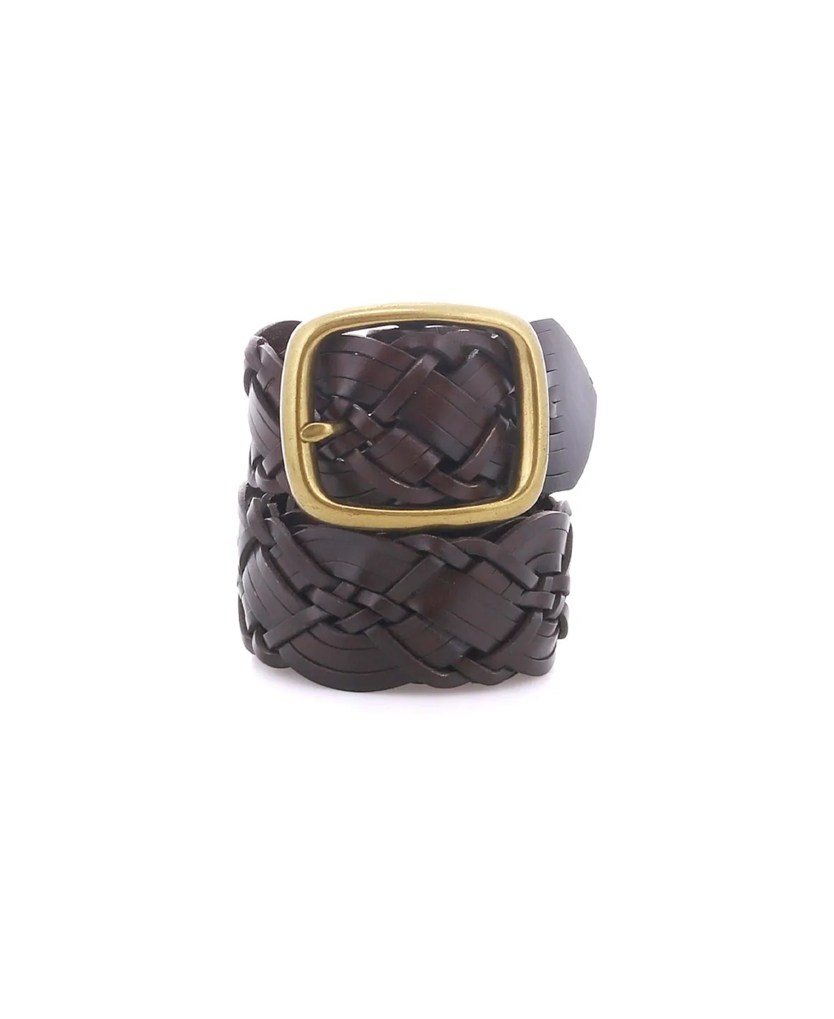 Alder Braided Leather Removable Buckle Belt by Roan