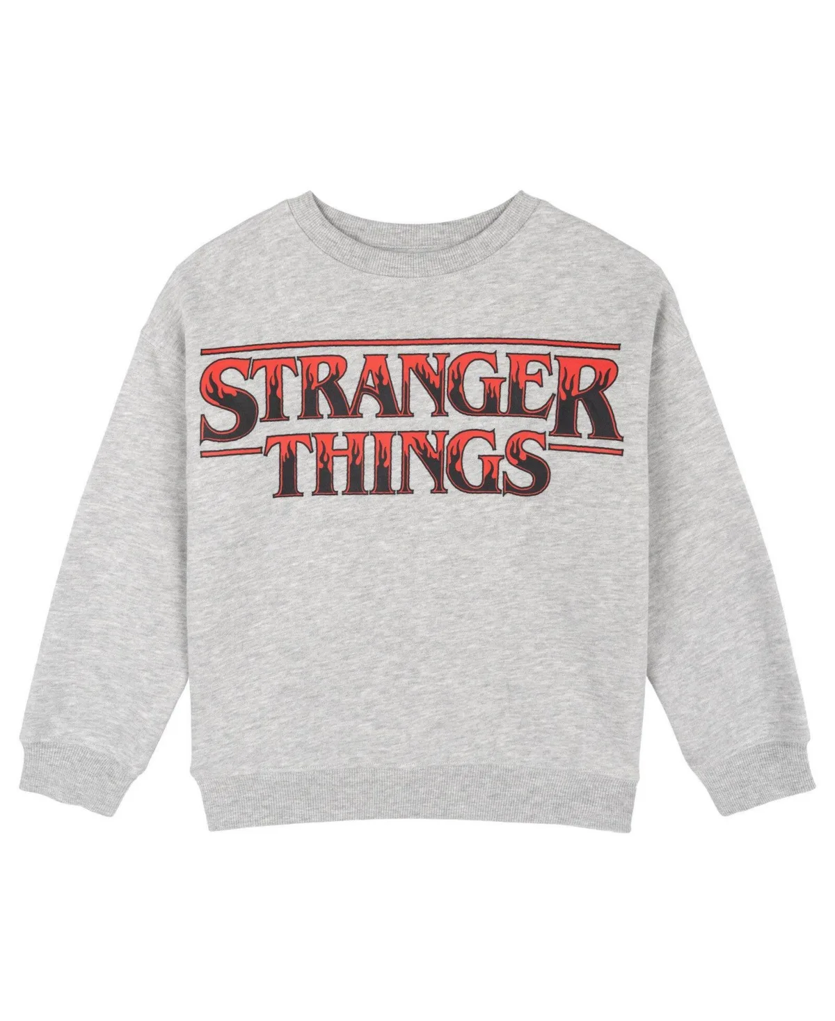 Stranger Things Fleece Drop-Shoulder Pullover Sweatshirt by Stranger Things