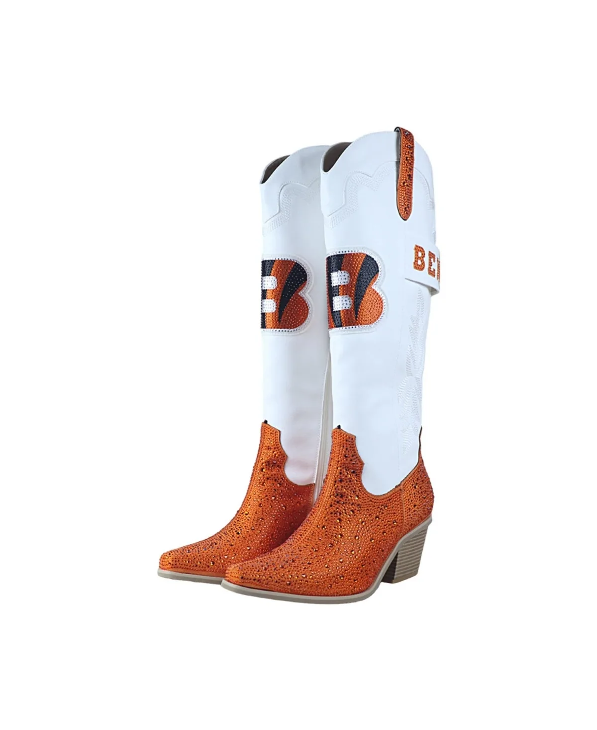 Fabgating by Cuce Cincinnati Bengals Crystal Cowboy Boots by Fabgating by Cuce