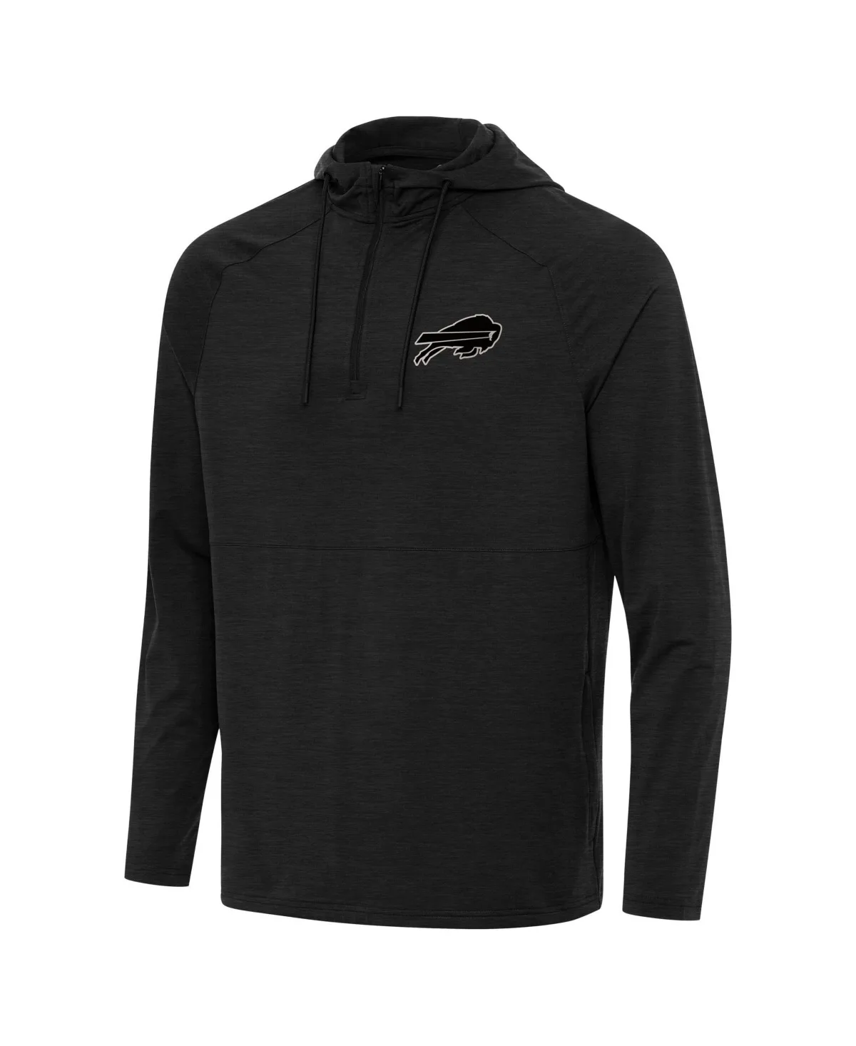 Buffalo Bills Spikes Raglan Quarter-Zip Hoodie by Antigua