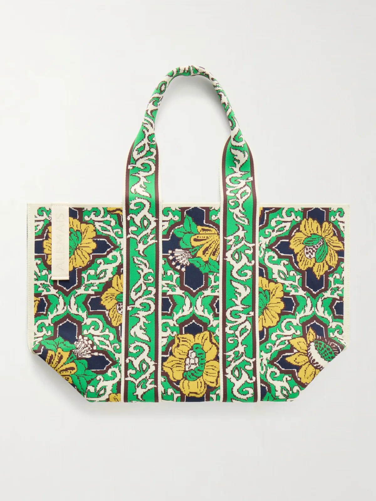 - Liana Recycled Jacquard-knit Tote -