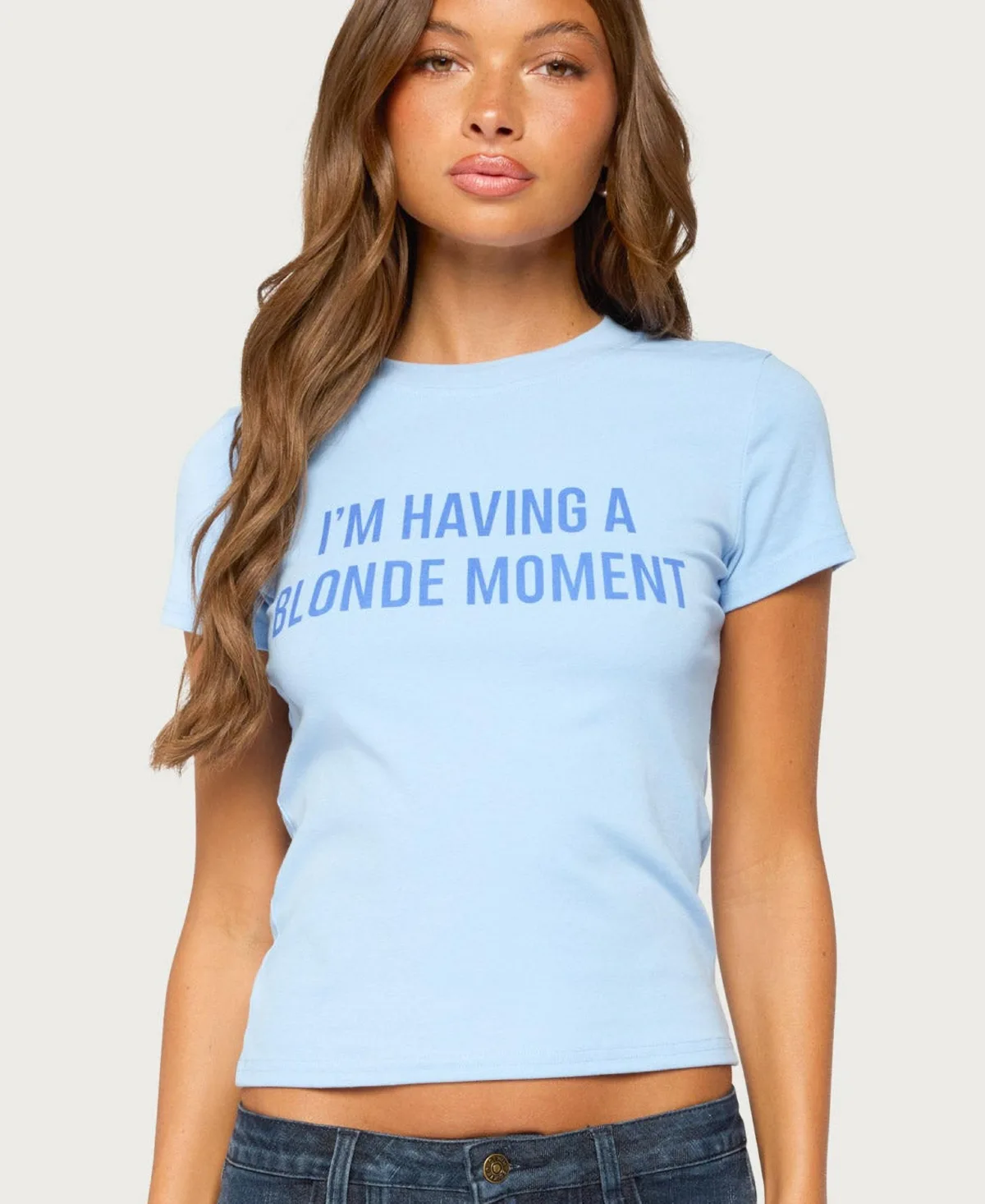 Blonde Moment T-Shirt by Edikted