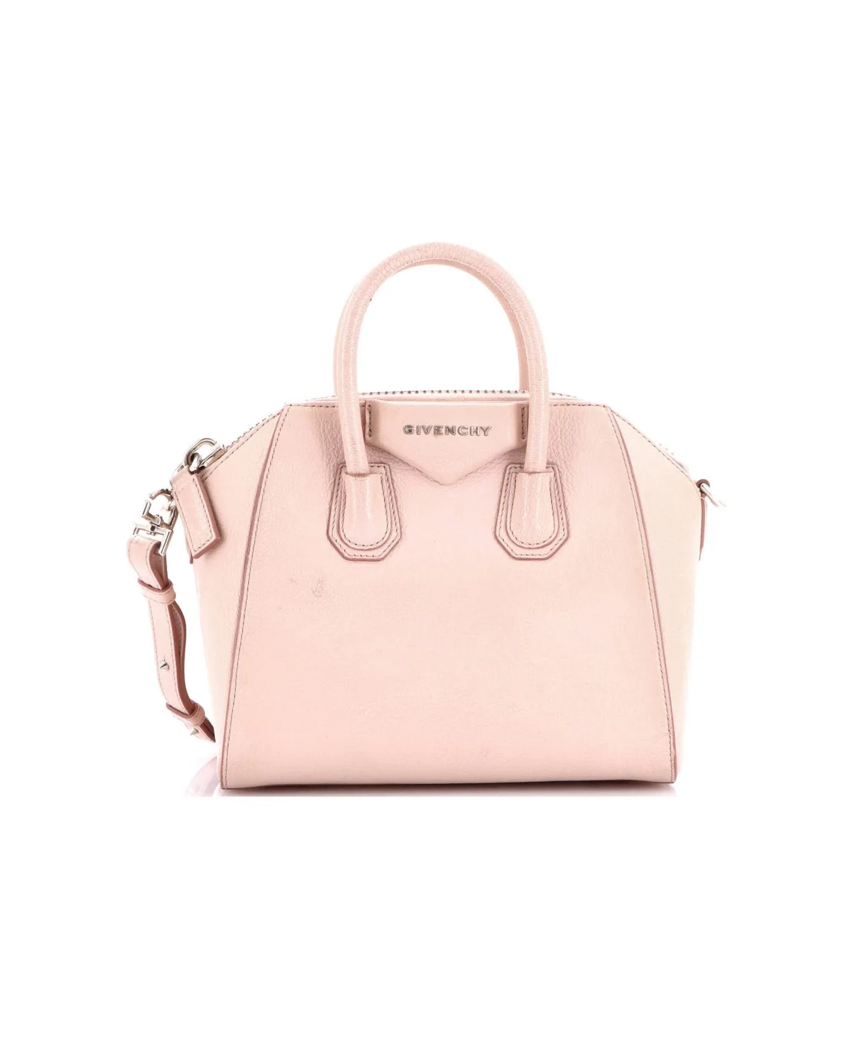 Pre-Owned Givenchy Mini Antigona Bag Leather by GIVENCHY