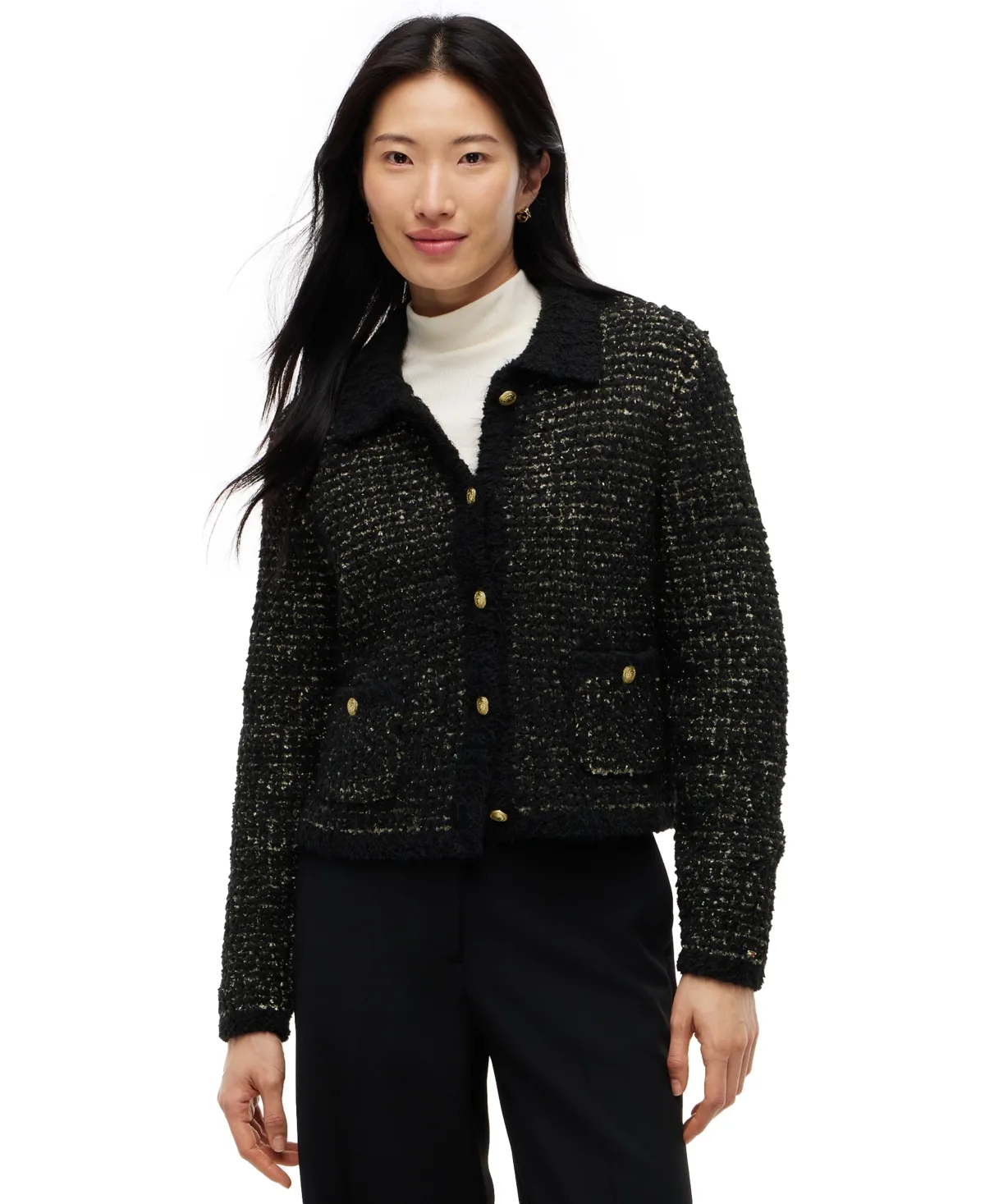 Textured Stitch Work Jacket by Tommy Hilfiger