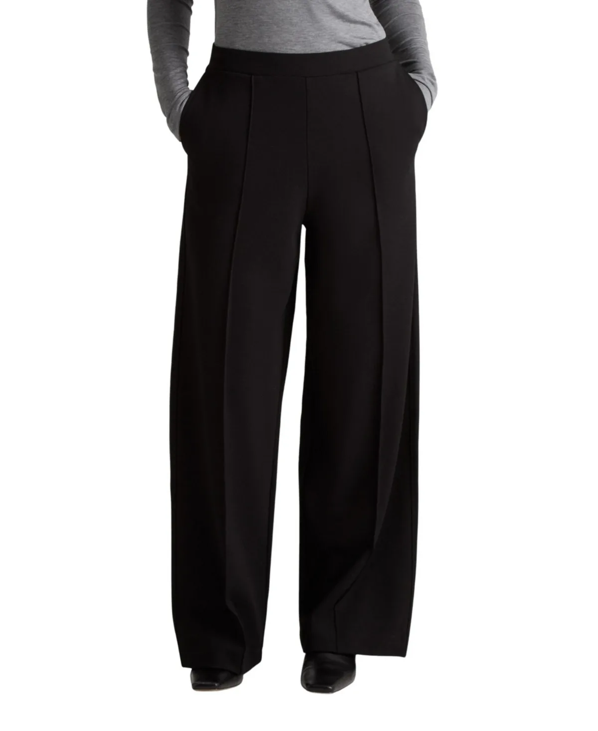 Louie Wide-Leg Pleated Pants by Residus