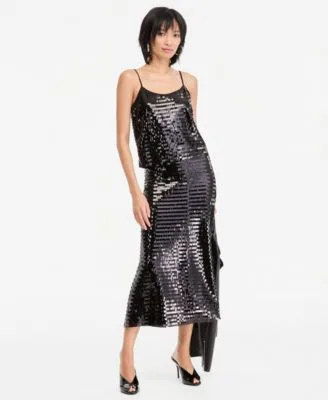 I.N.C. International Concepts Sequin Scoop Neck Tank Skirt by INC International Concepts