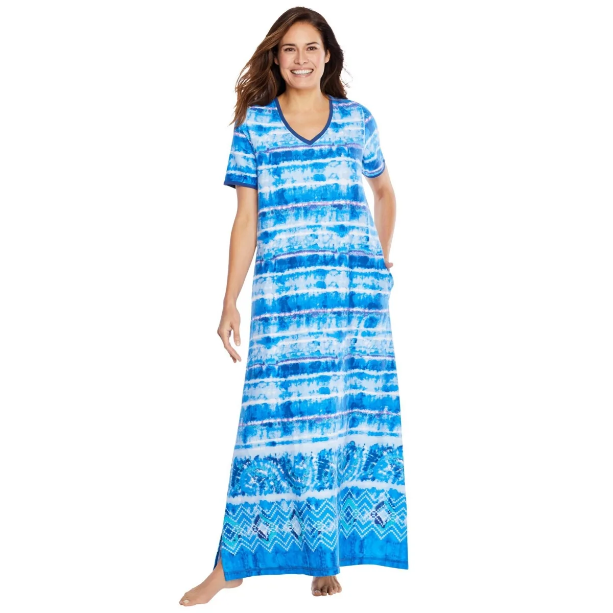Long T-Shirt Lounger by Dreams & Co