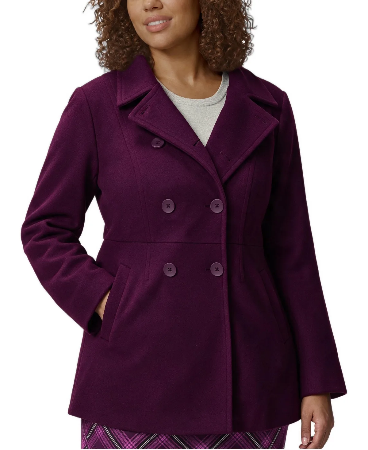 Double-Breasted Peacoat by Torrid