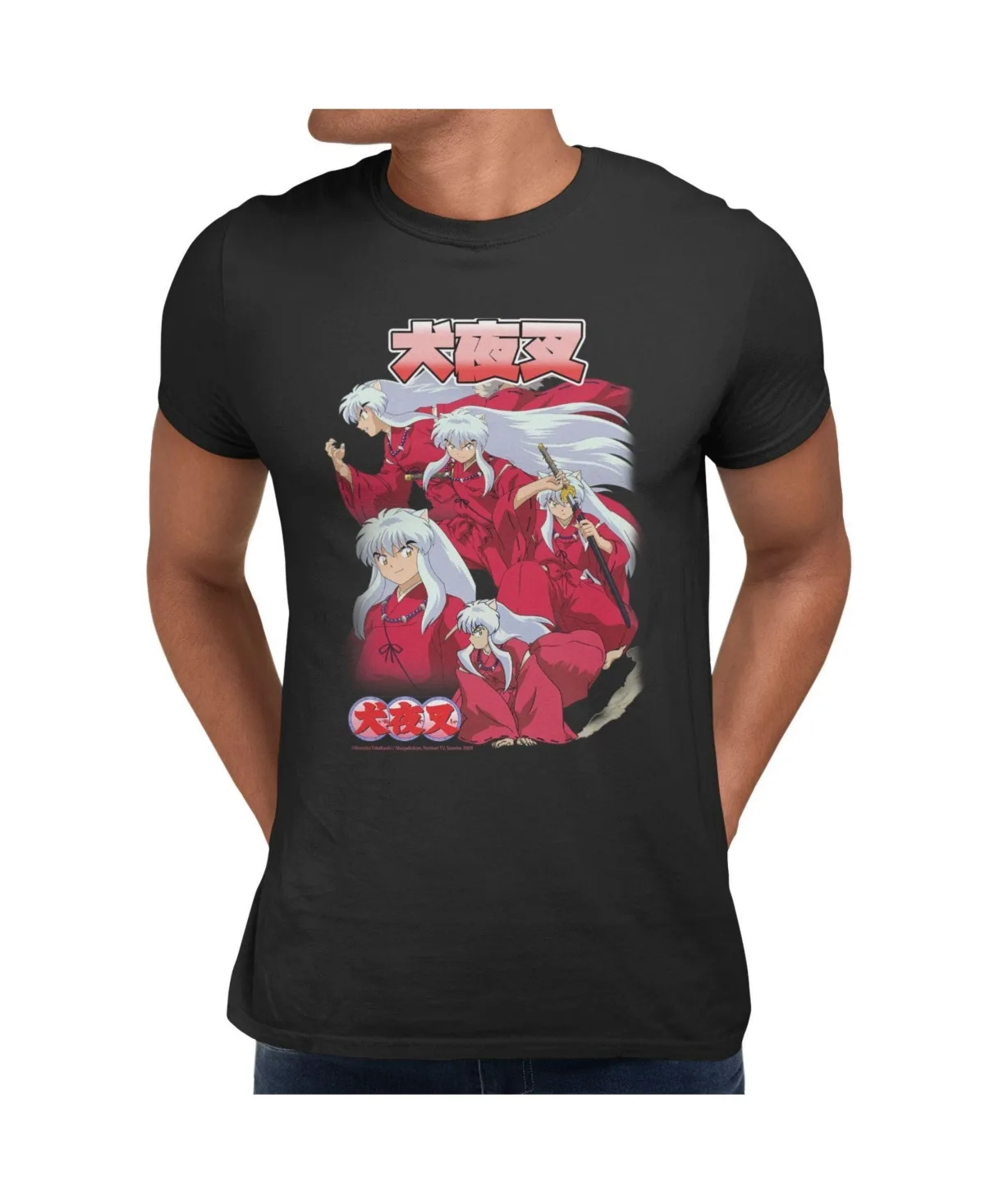 Iconic Red Robe Short Sleeve Tshirt by Inuyasha