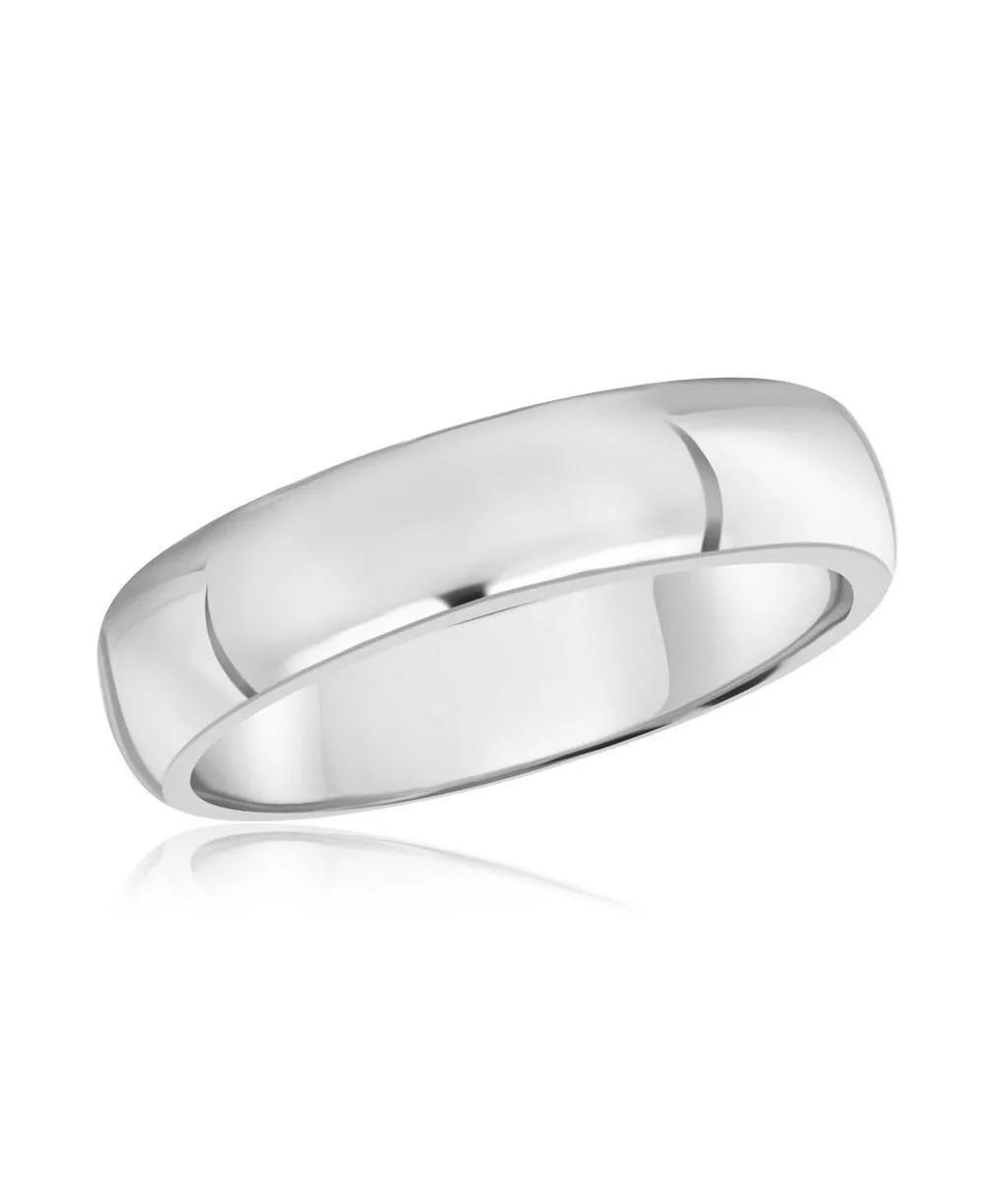 Polished 6mm Tungsten Ring by Metallo