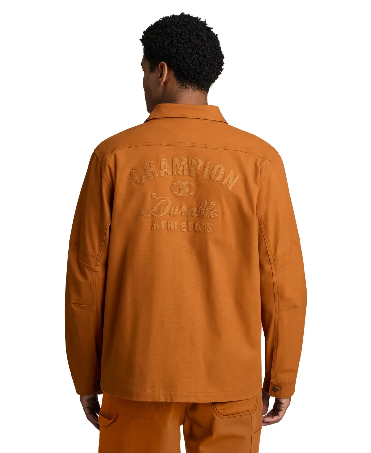 Long-Sleeve Snap-Front Work Shirt by Champion