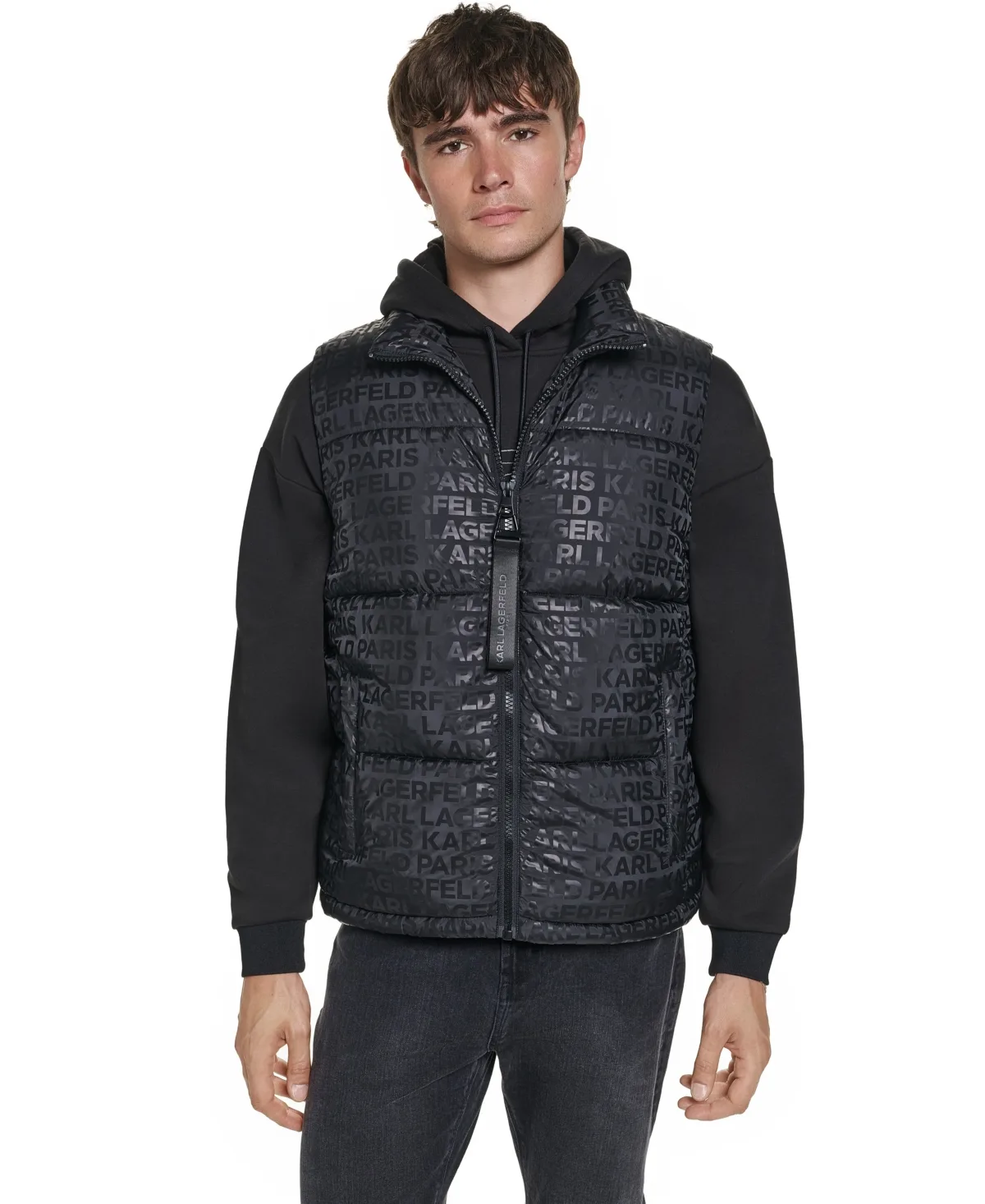 Quilted Puffer Vest by Karl Lagerfeld