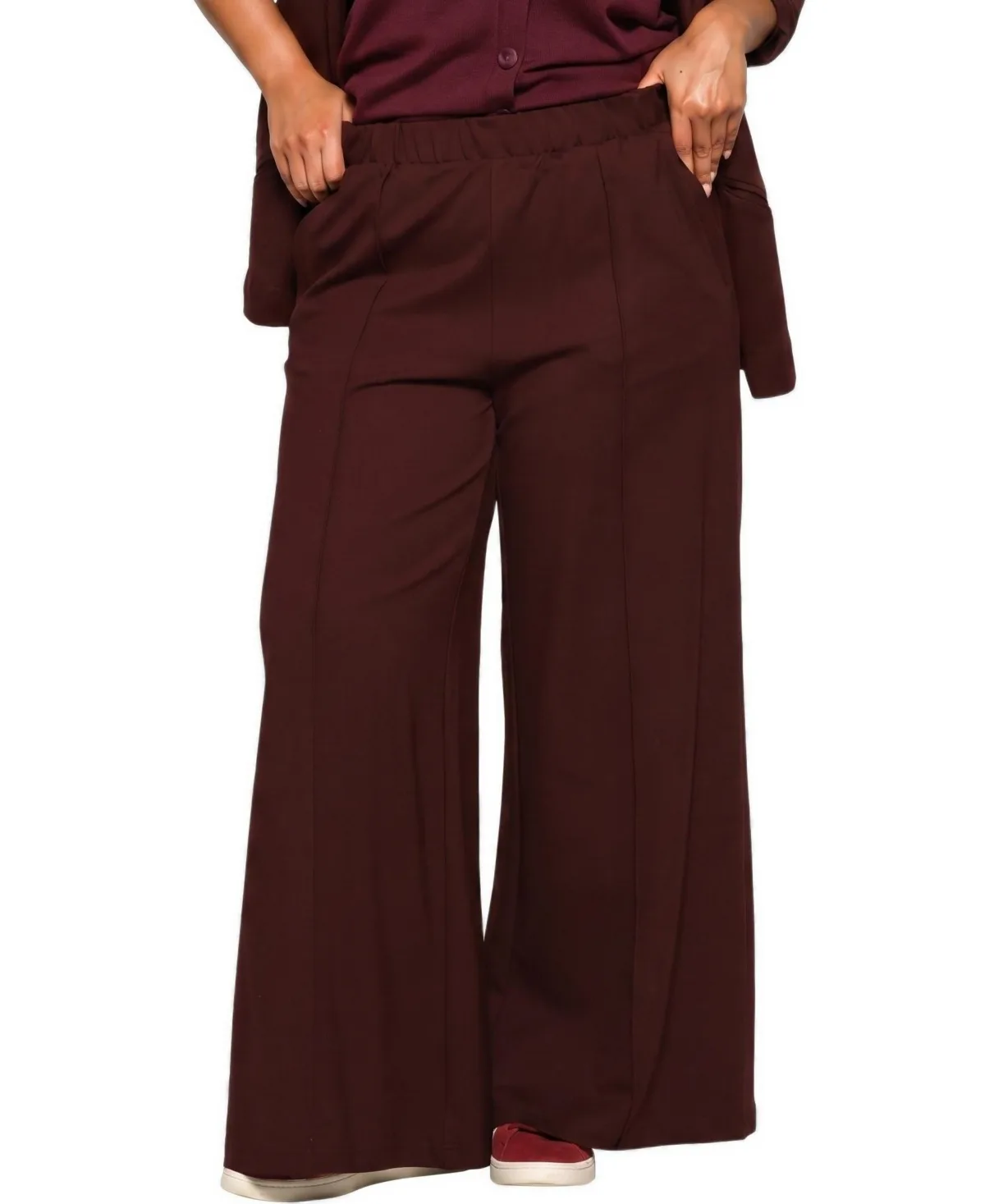 Pam Pintuck Wide Leg Ponte Pants by Universal Standard