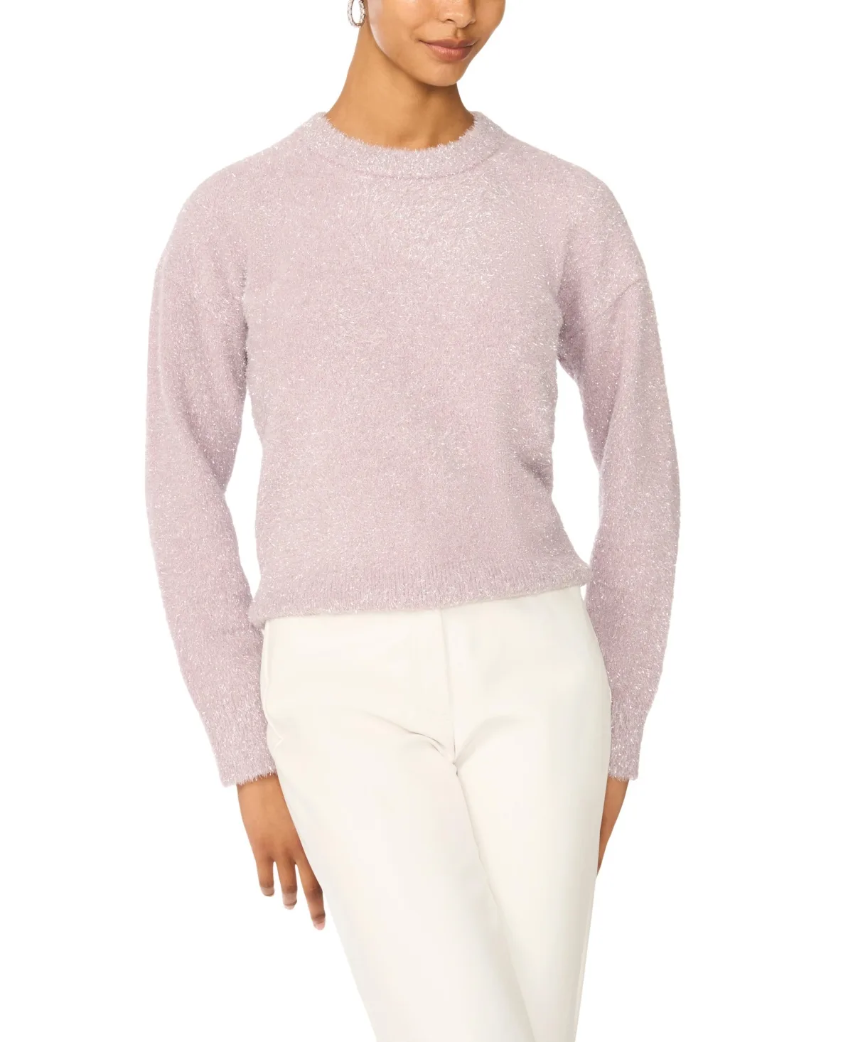 Eyelash Crewneck Sweater by Vince Camuto