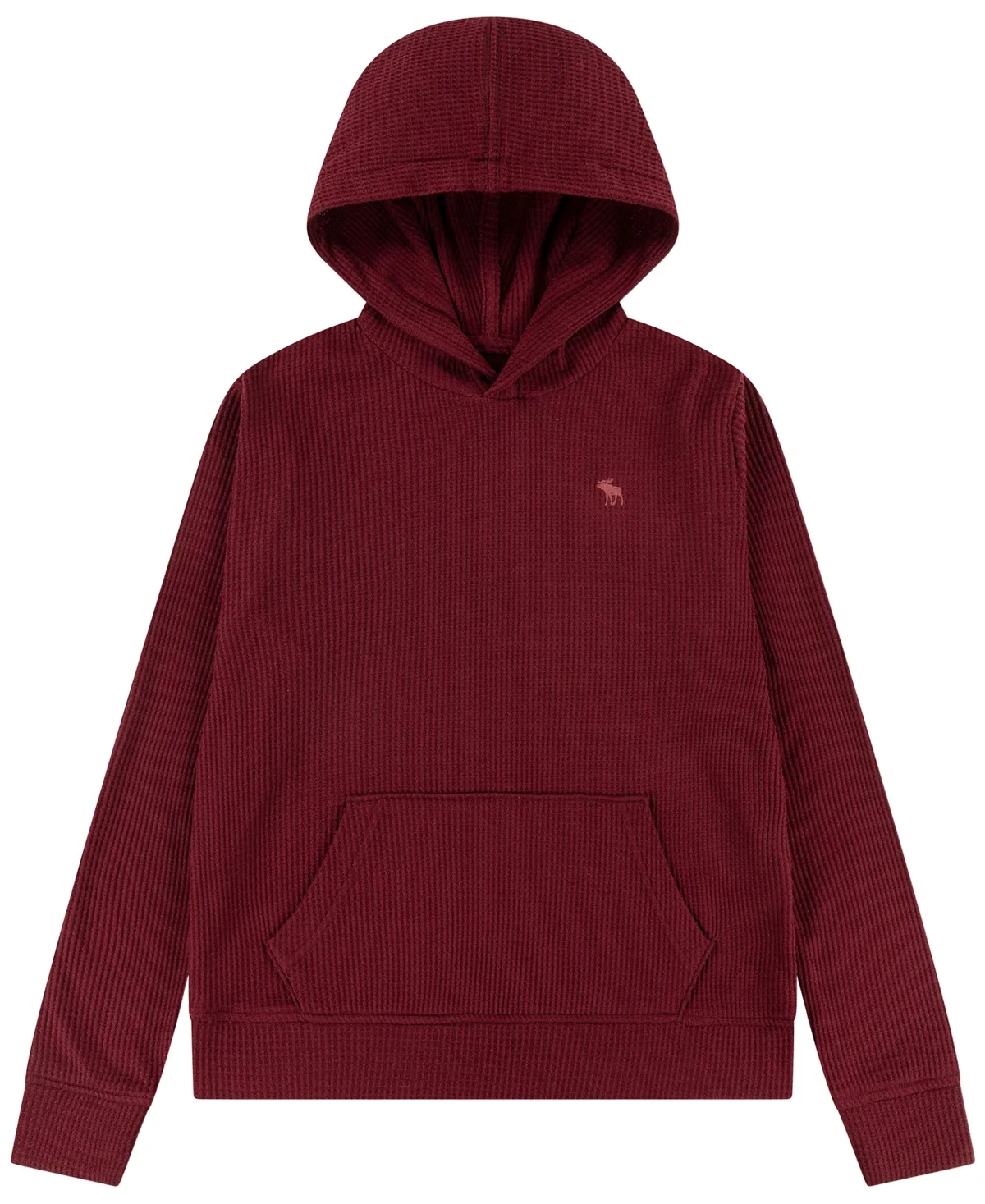 Hooded Waffle Knit Hoodie by Abercrombie Kids