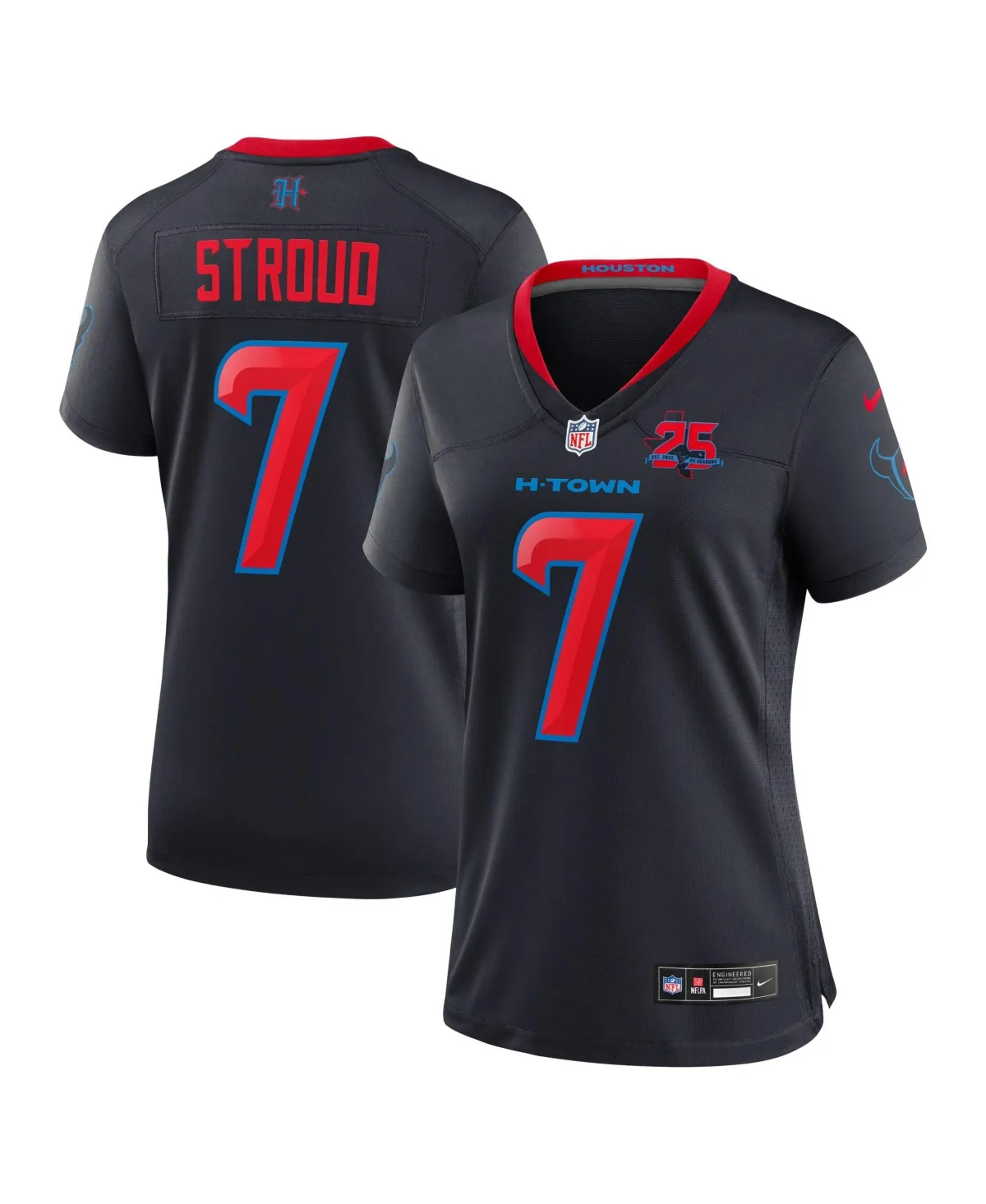 C.j. Stroud Houston Texans Alternate 2 25th Season Game Jersey by Nike