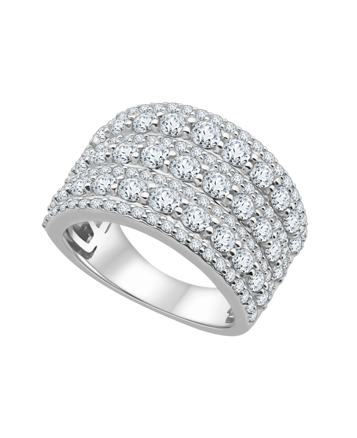 Diamond (3 ct. t.w.) Ring in 14k White Gold by Macy's