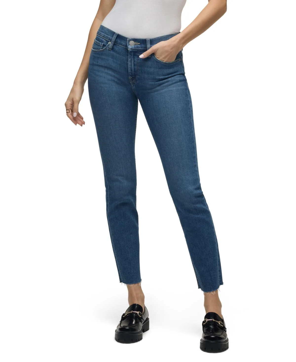 Nico Mid-Rise Straight-Leg Jeans by Hudson Jeans