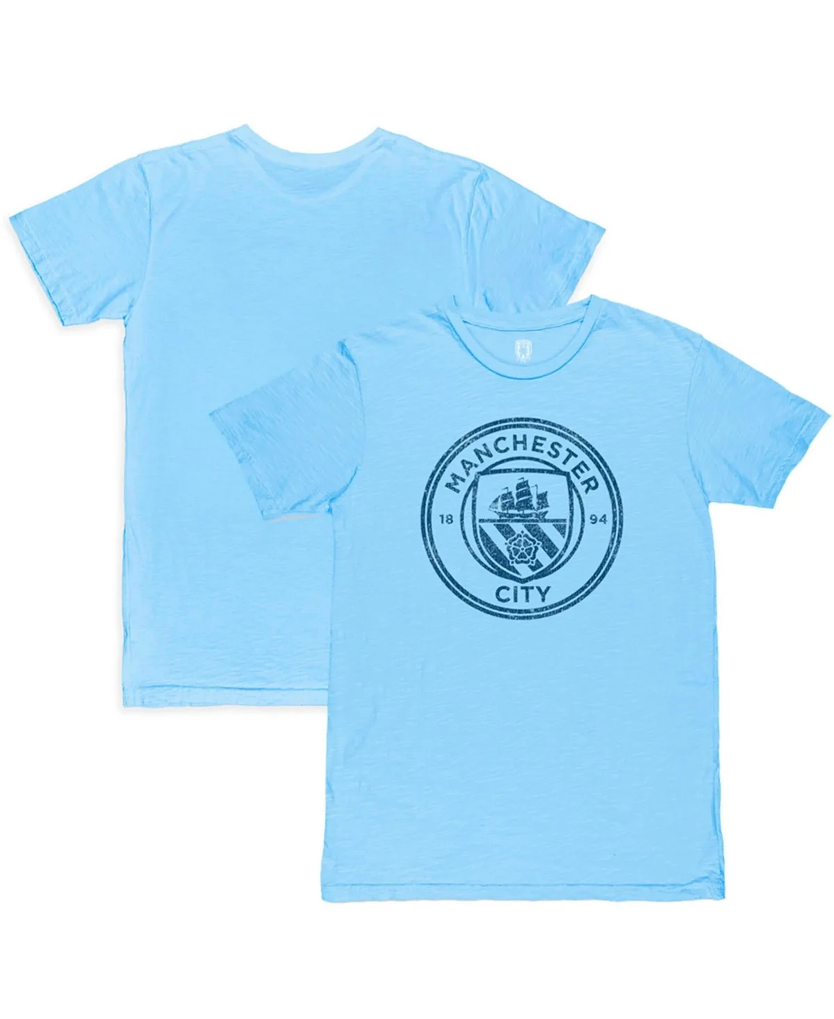 Manchester City Mono Crest Slub T-Shirt by 1863fc
