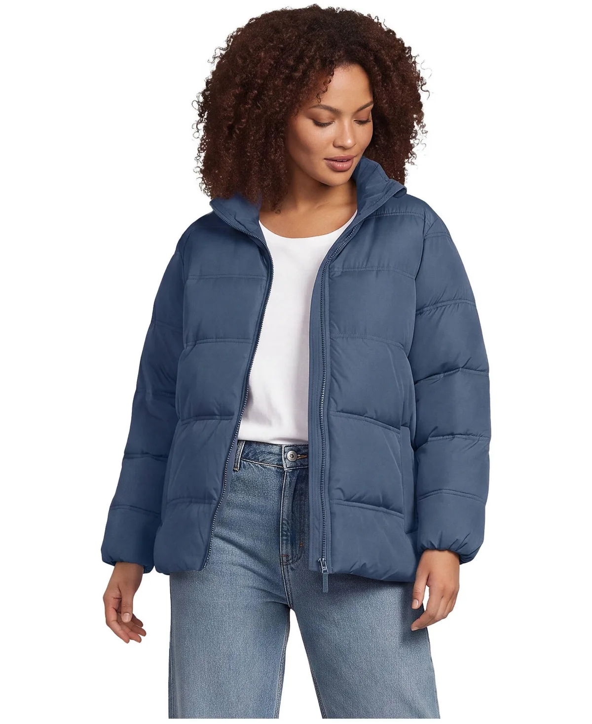WarmWise Insulated 37.5 Technology Short Puffer by Lands' End