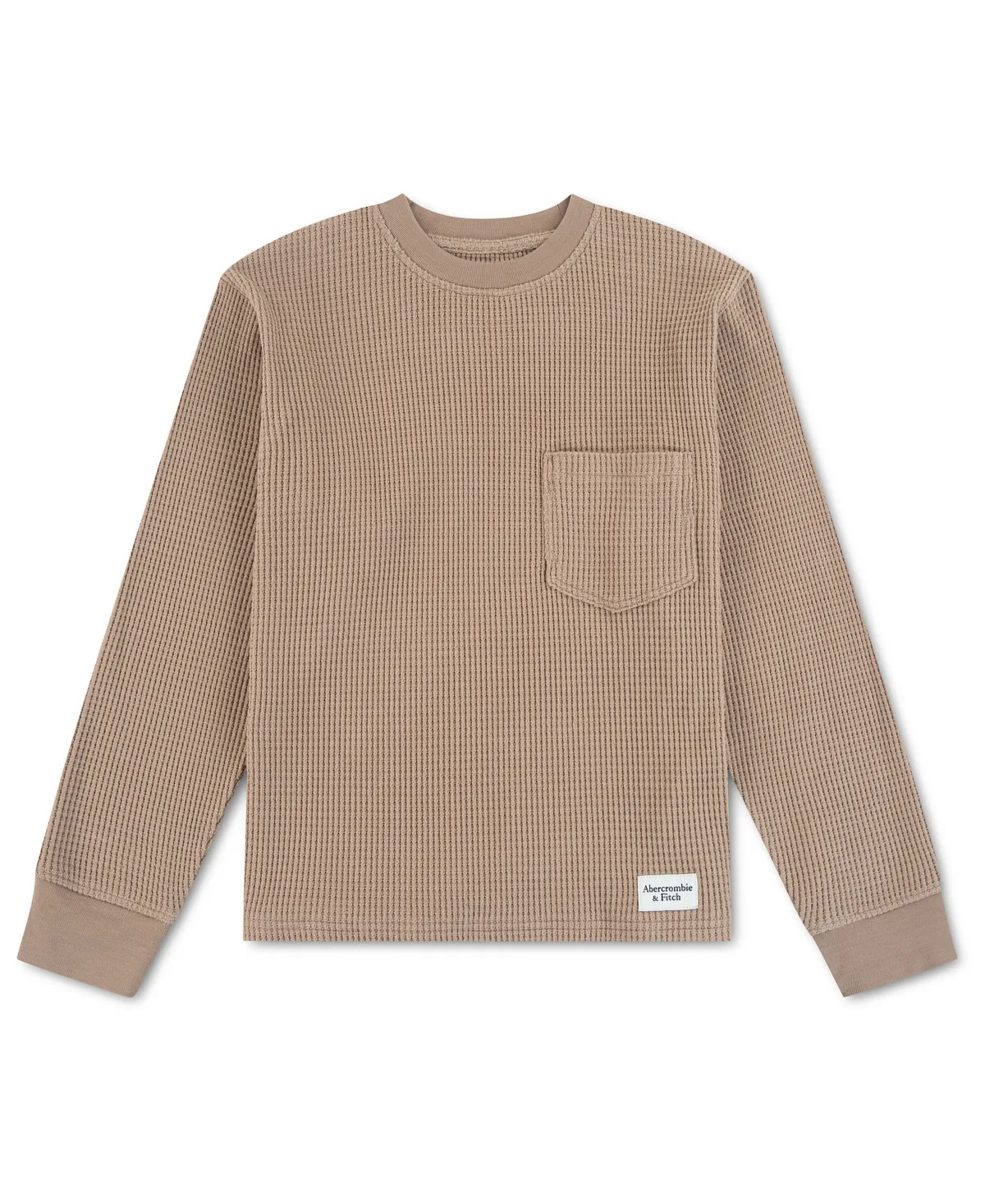 Thermal Waffle-Knit Long-Sleeve T-Shirt - Portabe by Abercrombie Kids