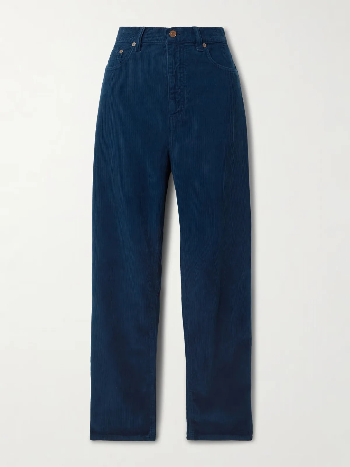 - Cotton-corduroy Straight-leg Pants -