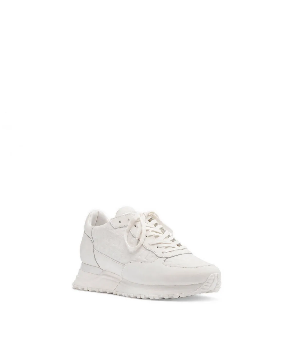 Popham Tumbled Leather Sneakers by Mallet
