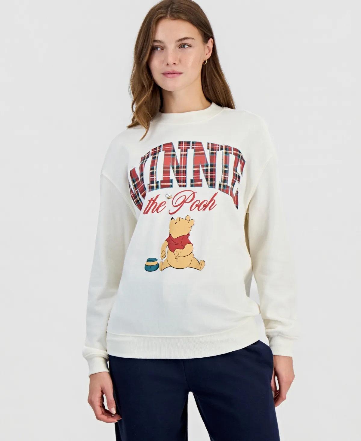 Winnie Mock Neck Graphic Sweatshirt by Disney