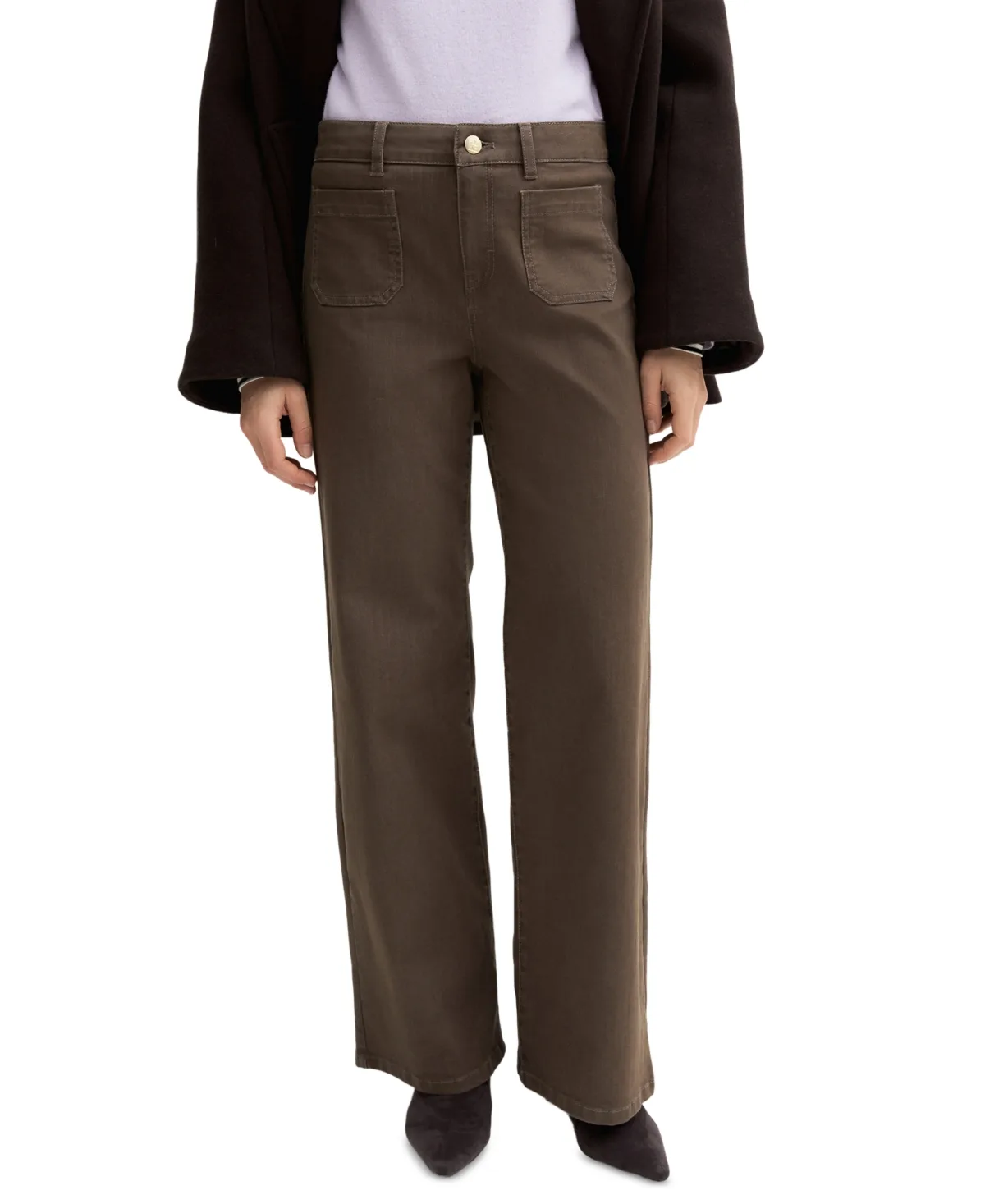 Emmestro Wide Leg Stretch Pants by Emme Marella