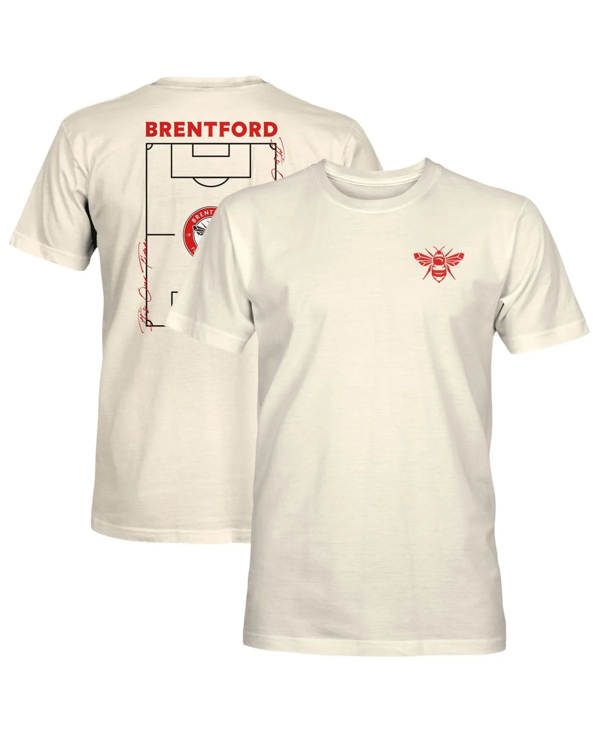 Brentford Fc Own the Pitch Heavyweight T-Shirt by 1863fc