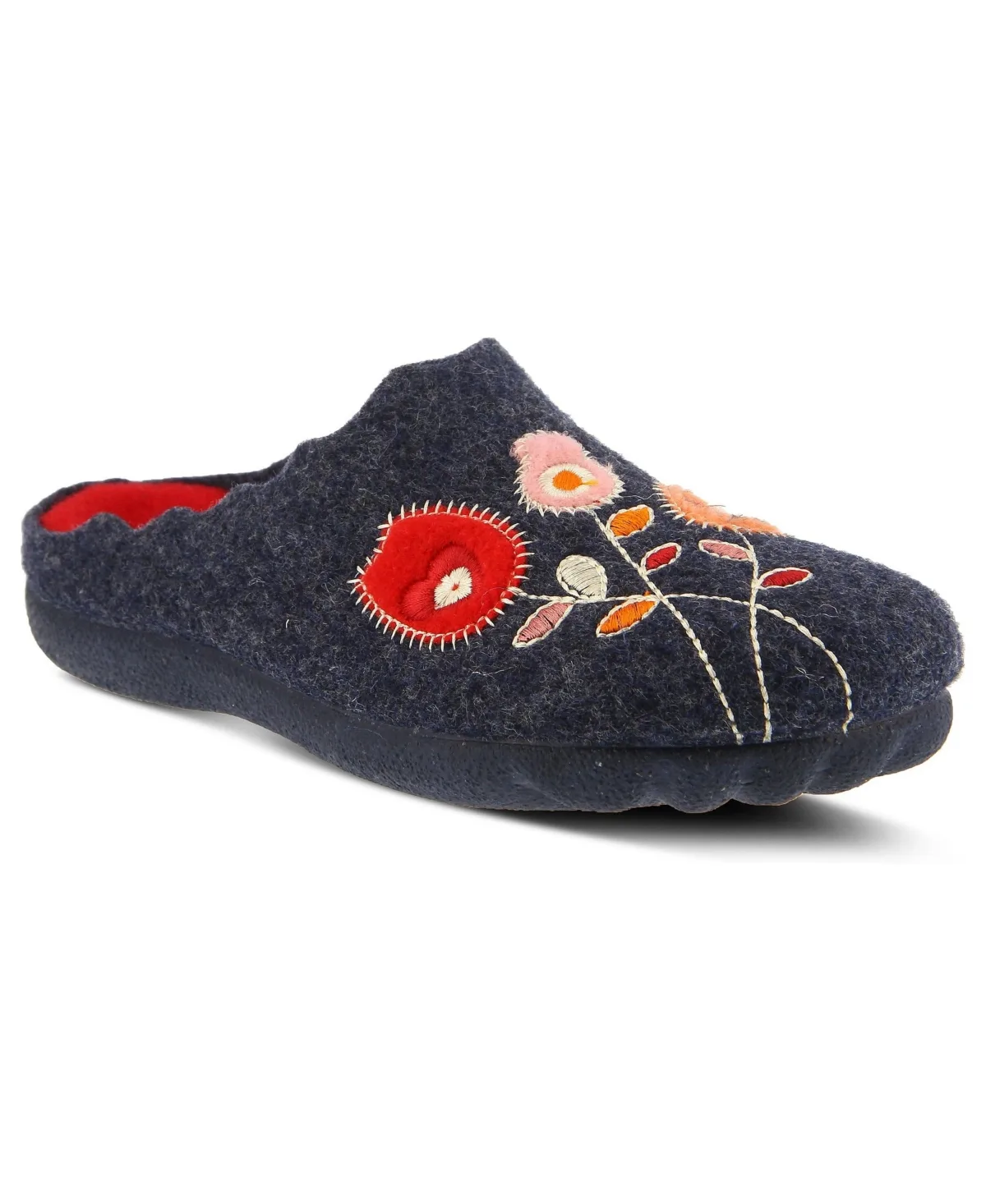 Wildflower Slippers with Wool Upper by Flexus