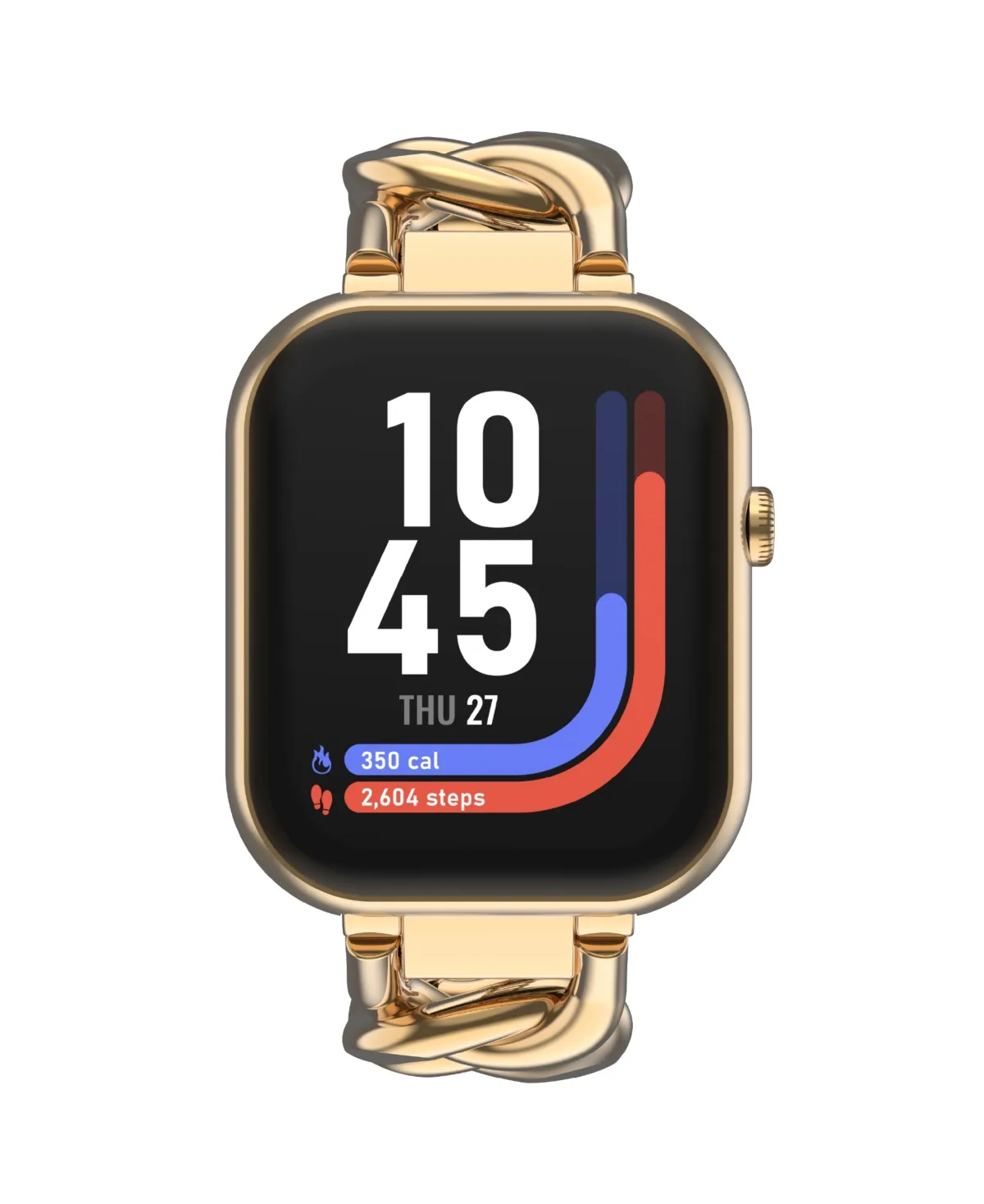 Air 5 Gold-Tone Chain Metal Watch 24mm by Itouch