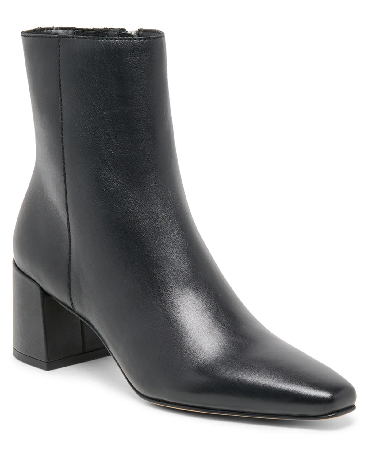 Bayra Wide Width Snip Toe Heeled Dress Booties - Leather by Dolce Vita